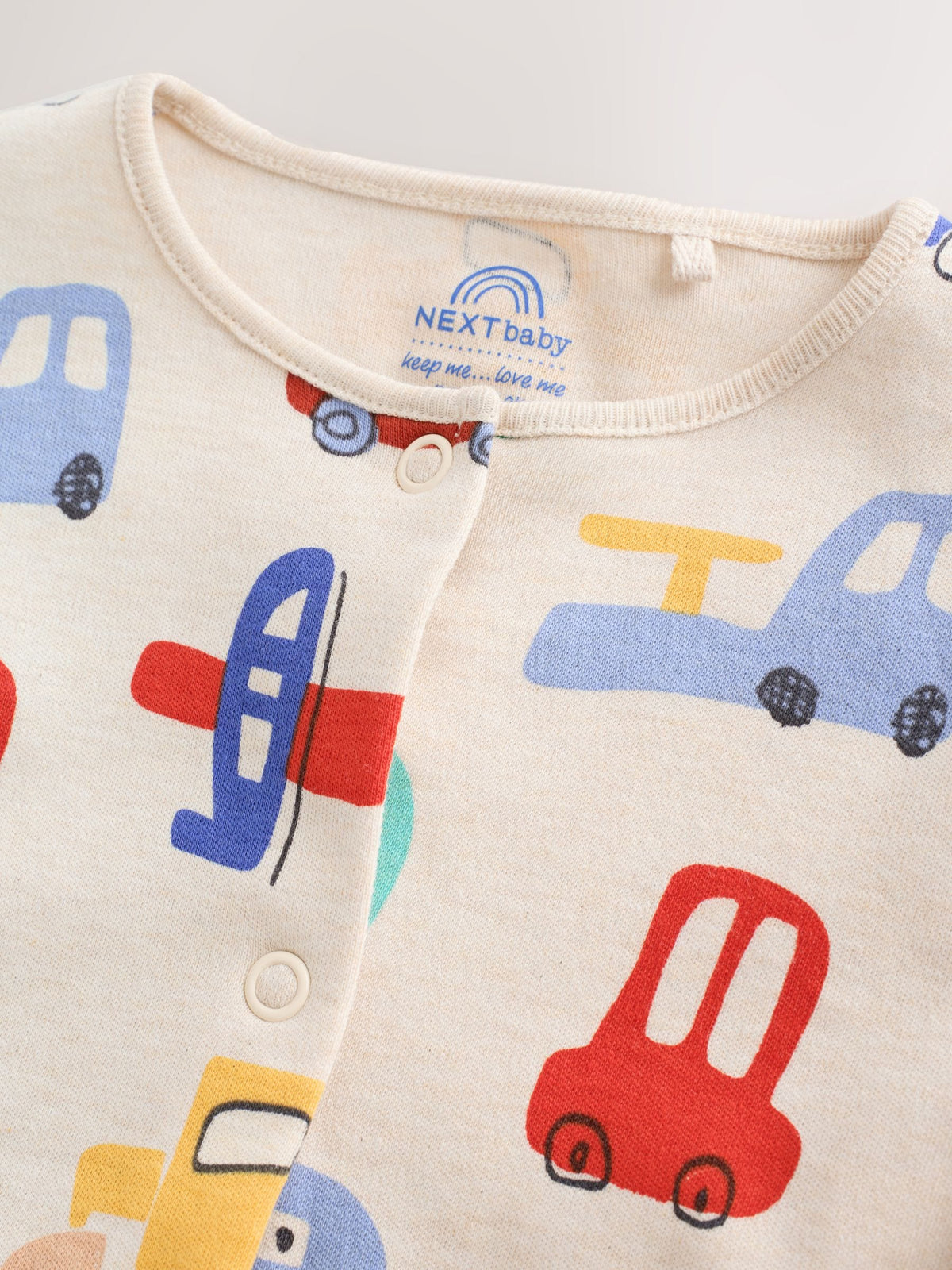 Bright Transport Baby Sleepsuits 4 Pack (0mths-2yrs)