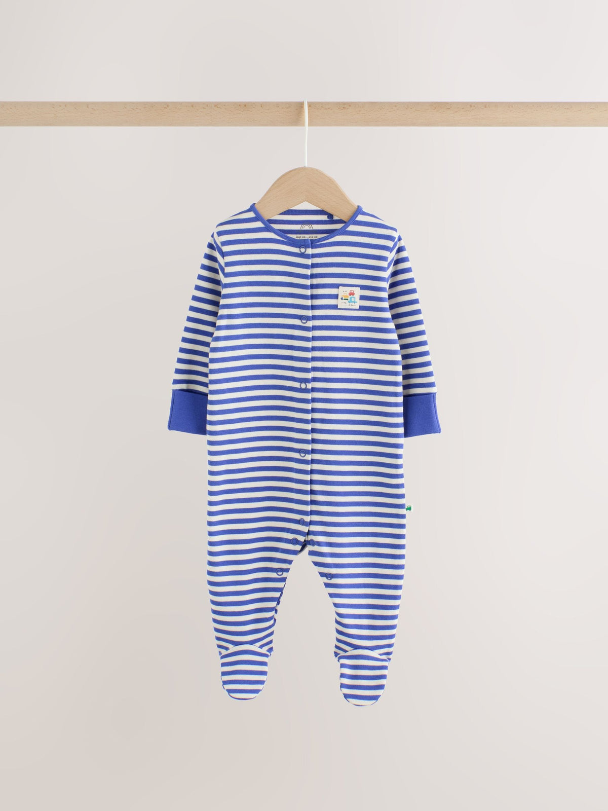 Bright Transport Baby Sleepsuits 4 Pack (0mths-2yrs)