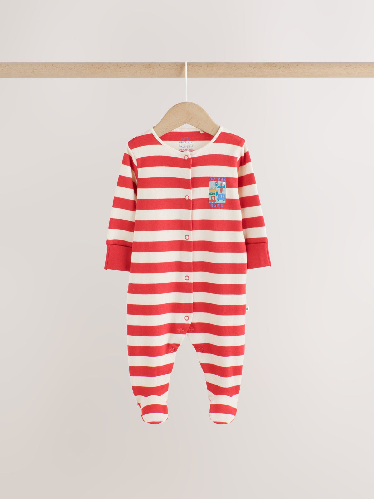 Bright Transport Baby Sleepsuits 4 Pack (0mths-2yrs)