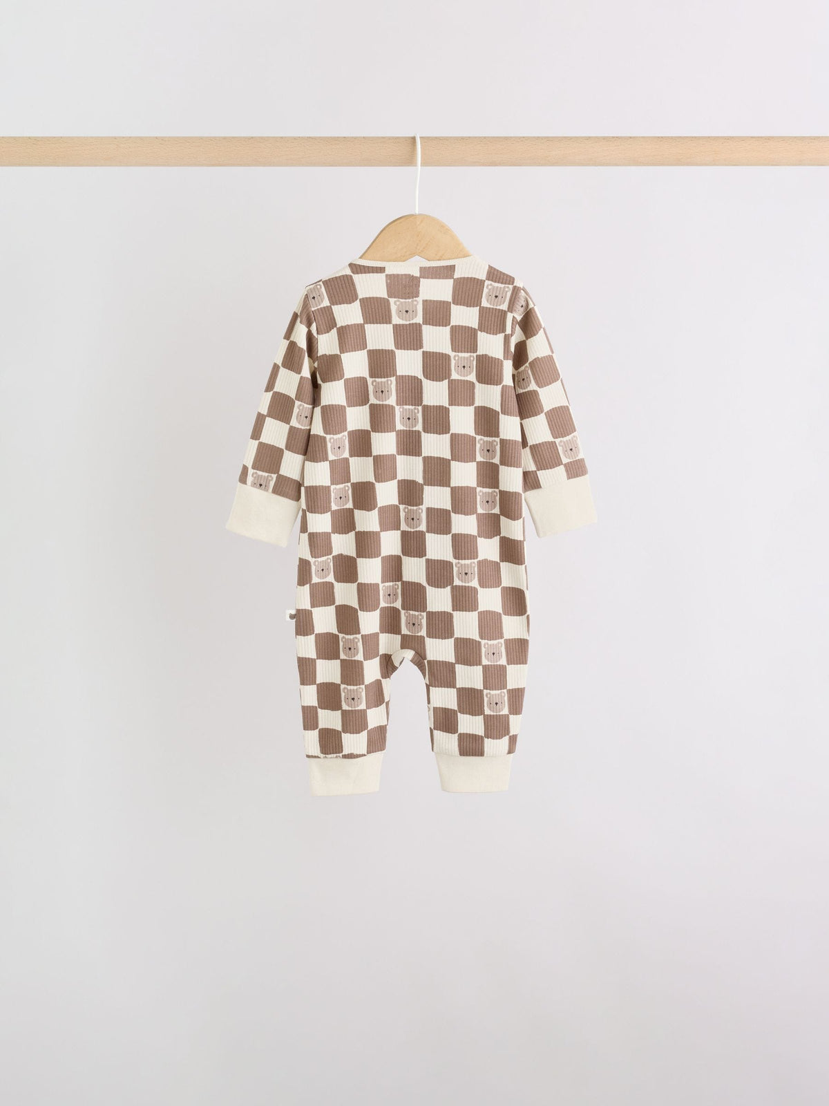 Brown Bear Two Way Zip Baby Sleepsuits 4 Pack (0mths-3yrs)