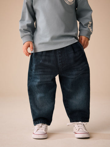 Dark Blue Barrel Jeans (3mths-7yrs)