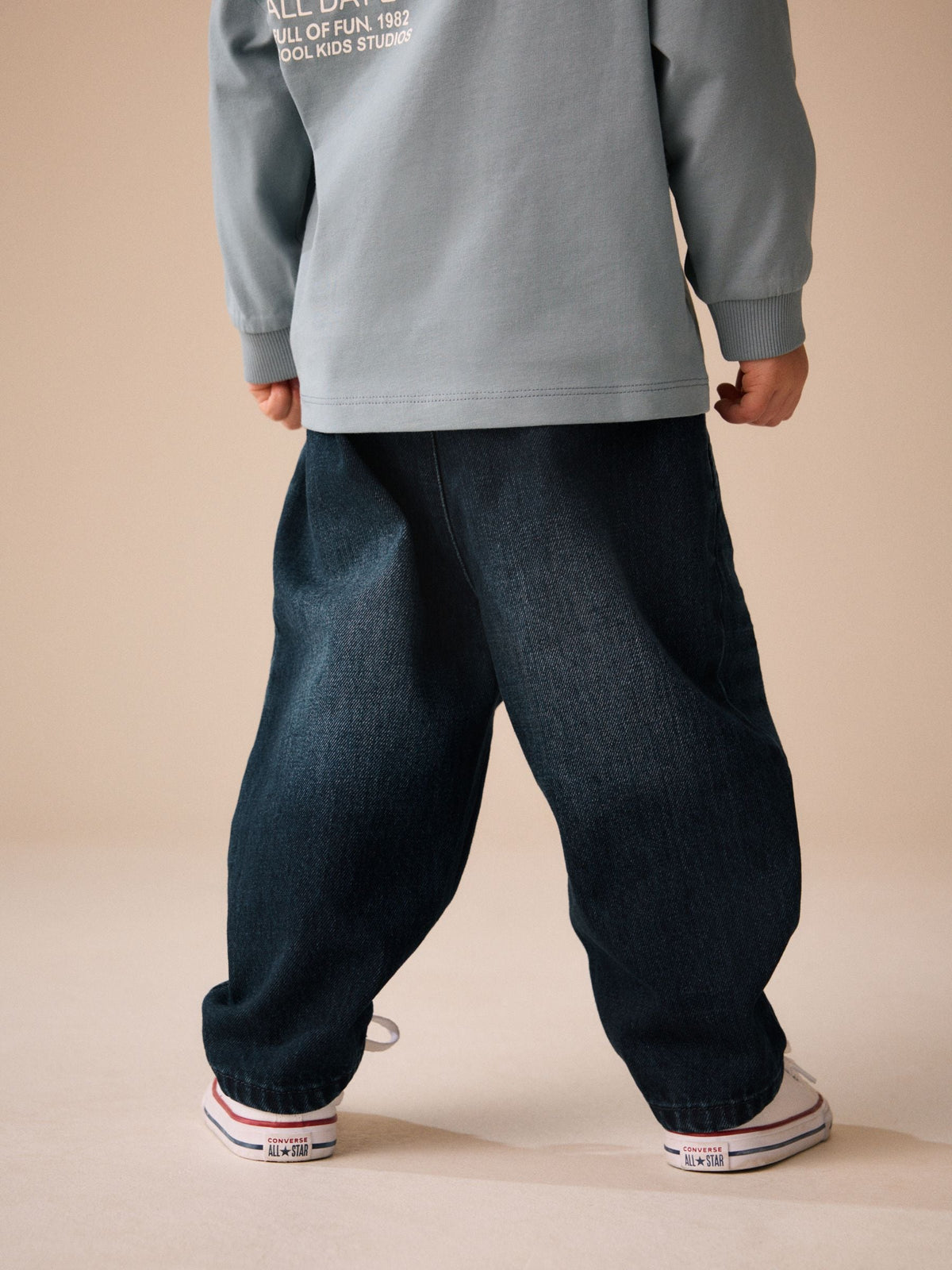 Dark Blue Barrel Jeans (3mths-7yrs)