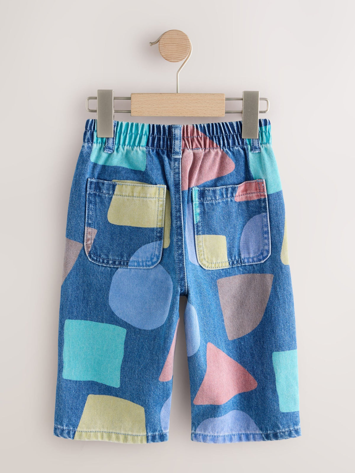 Mid Blue Shapes Wide Fit Jeans (3mths-7yrs)