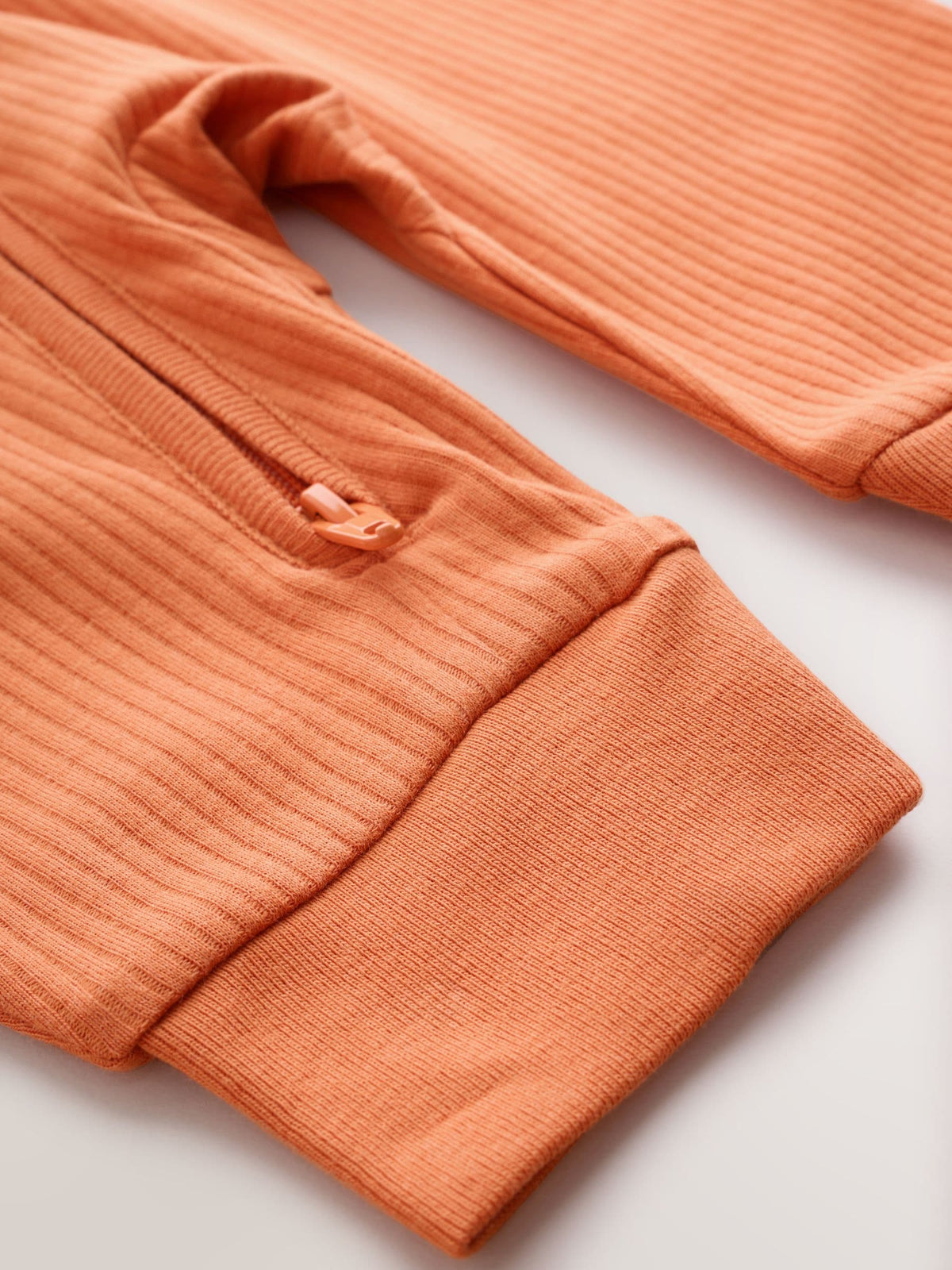 Orange Little Pumpkin Two Way Zip Baby Sleepsuit (0mths-3yrs)