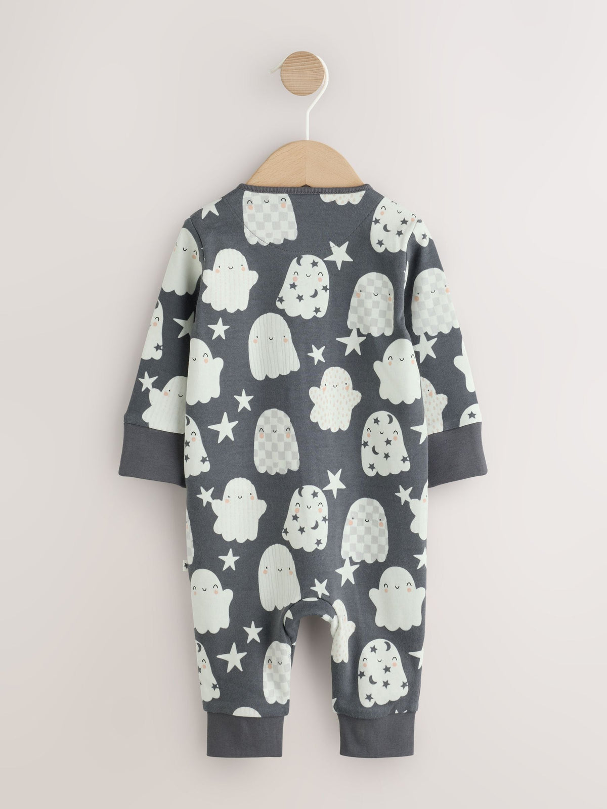 Glow In The Dark Two Way Zip Baby Sleepsuit (0mths-3yrs)