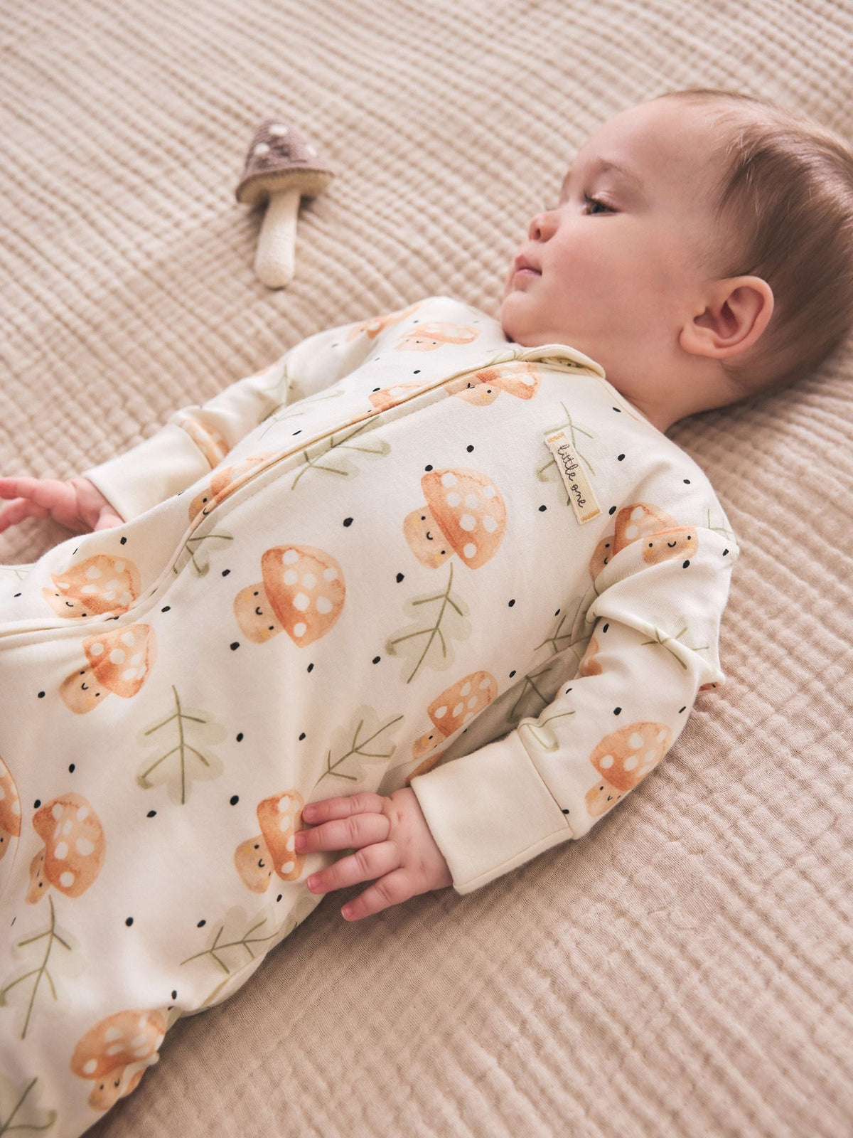 Neutral 3 Pack Two Way Zip Baby Sleepsuit (0mths-3yrs)