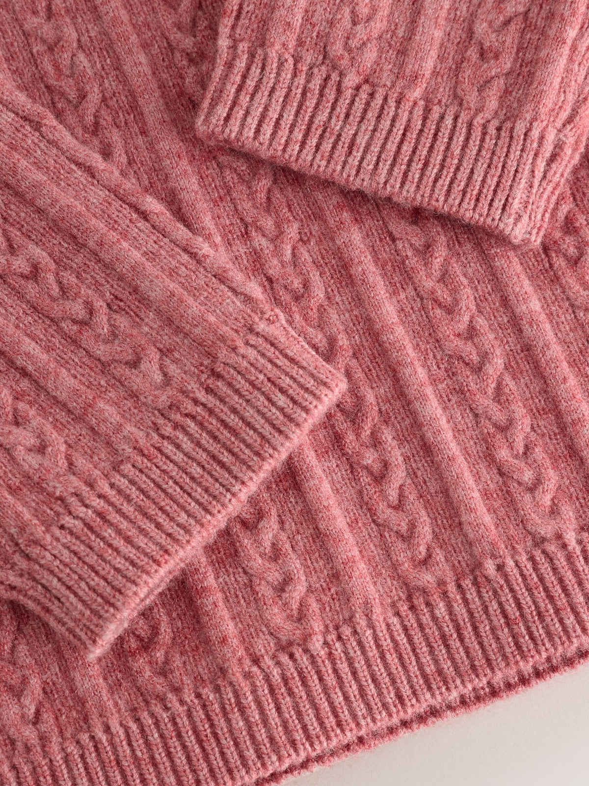 Pink Roll Neck Jumper (3mths-10yrs)