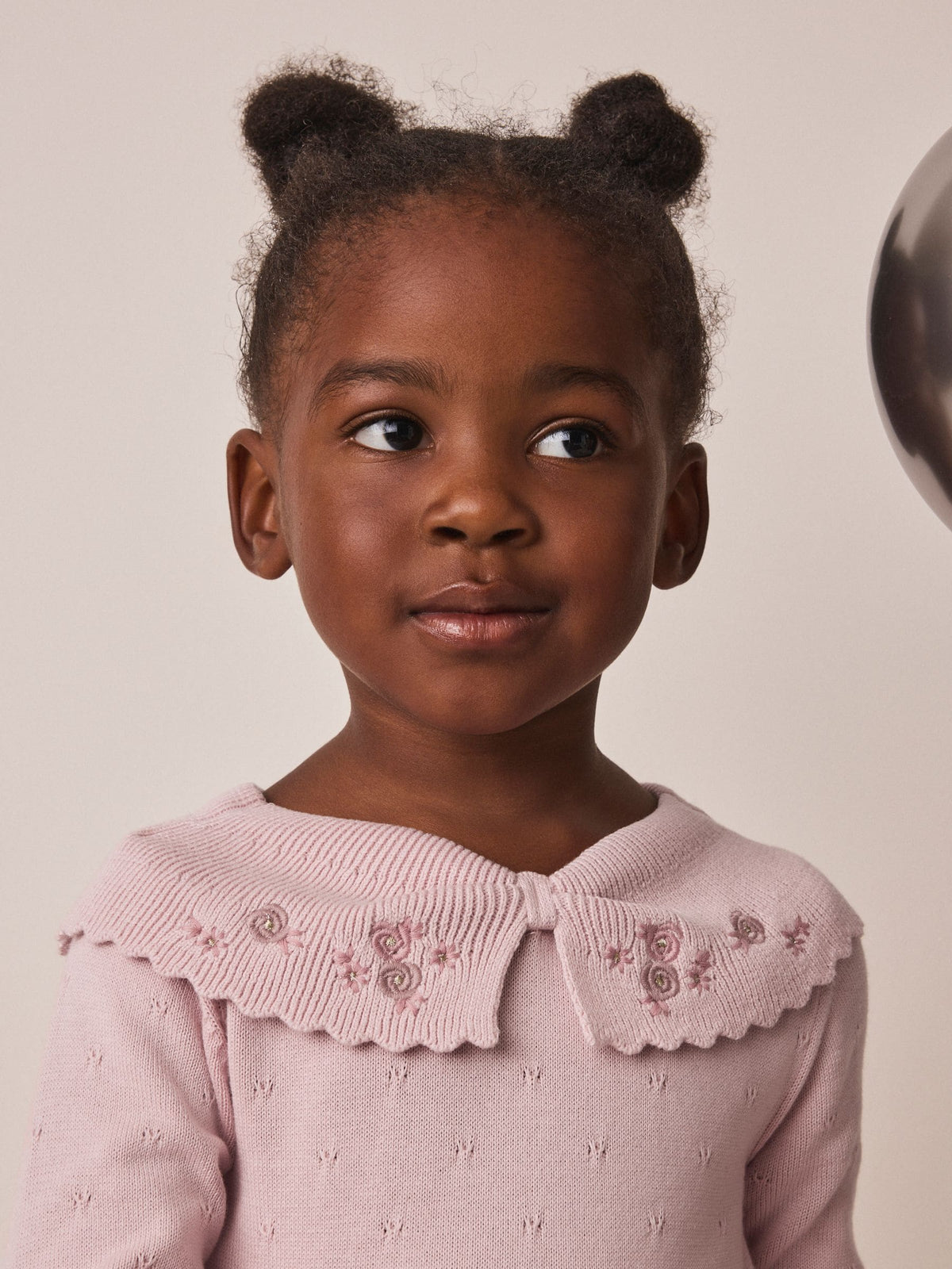 Pink Occasion Bow Collar Dress (3mths-10yrs)