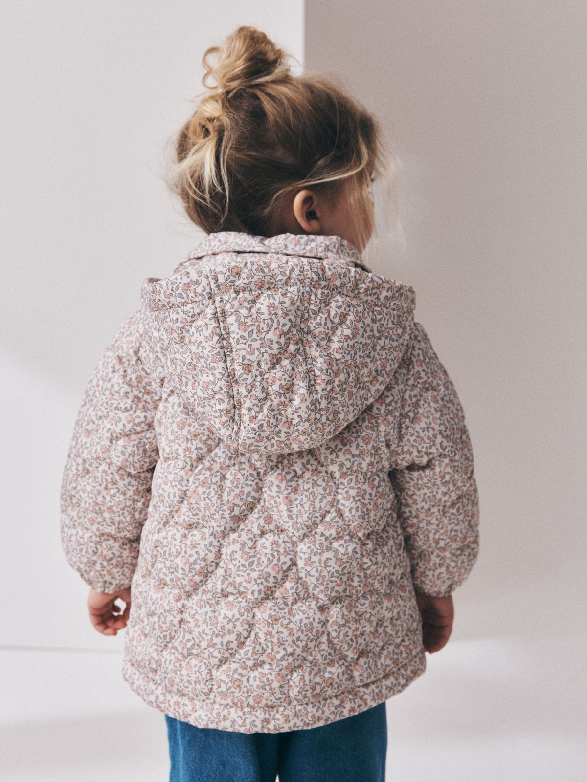 Ditsy Floral Shower Resistant Padded Coat (3mths-7yrs)