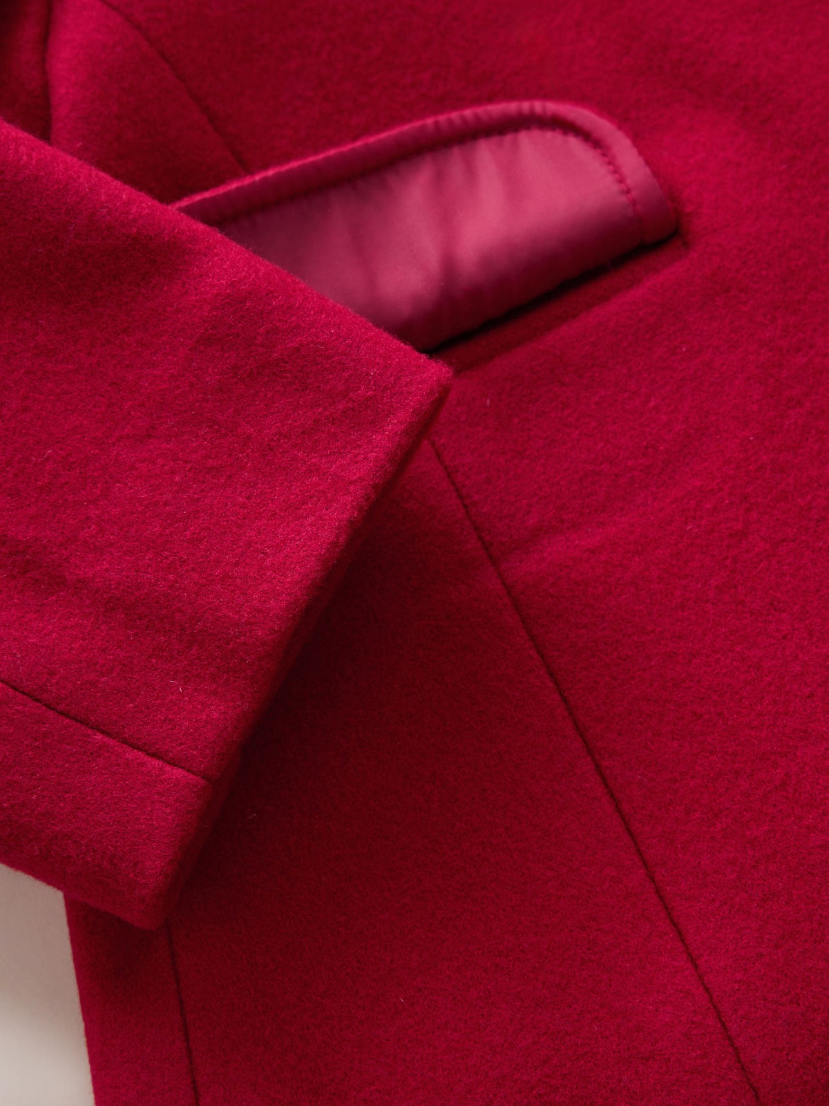 Red Hooded Coat With Wool (3mths-10yrs)