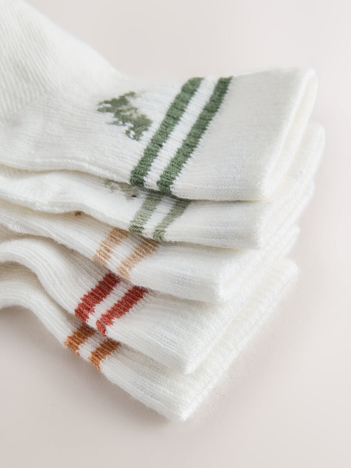 Dino Stripe Socks 5 pack