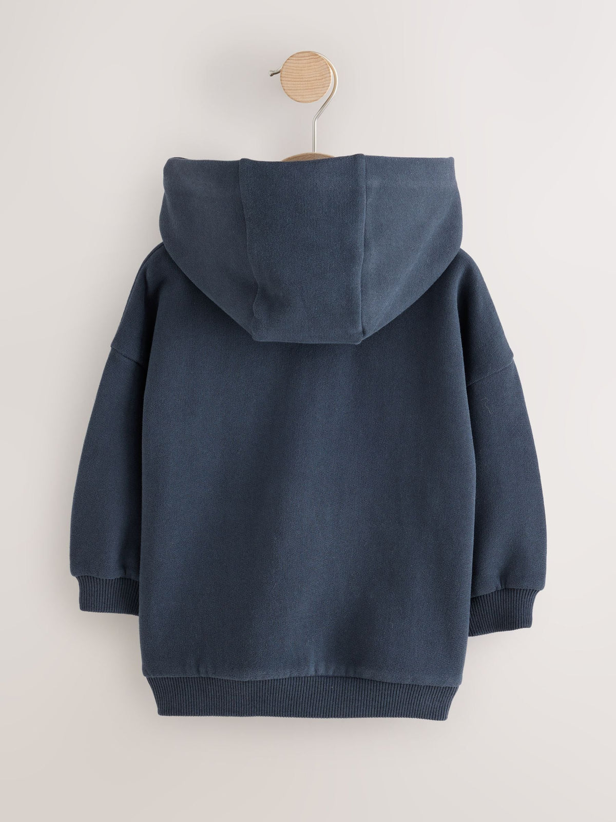 Navy Soft Touch Zip Up Hoodie (3mths-7yrs)