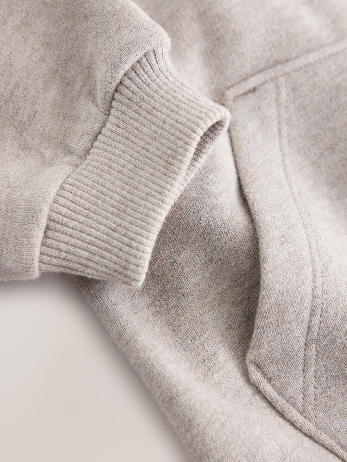 Oatmeal Marl Soft Touch Zip Up Hoodie (3mths-7yrs)