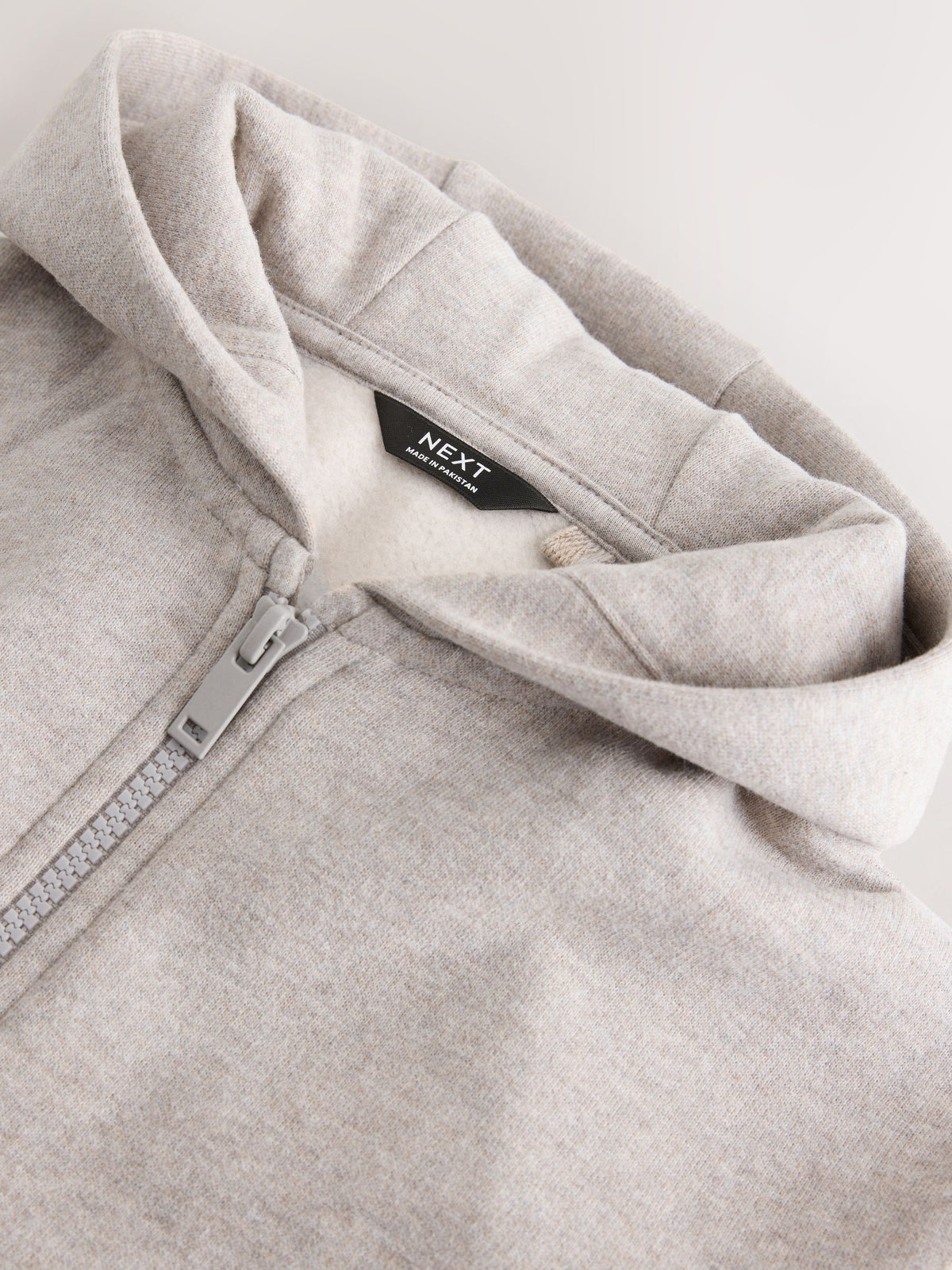 Oatmeal Marl Soft Touch Zip Up Hoodie (3mths-7yrs)