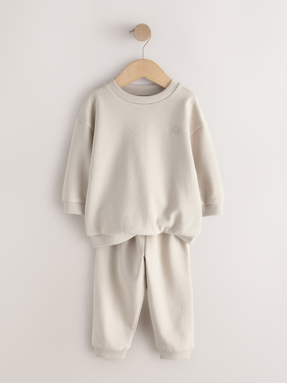 Neutral Sweat Top & Joggers Set 6 Piece (3mths-7yrs)