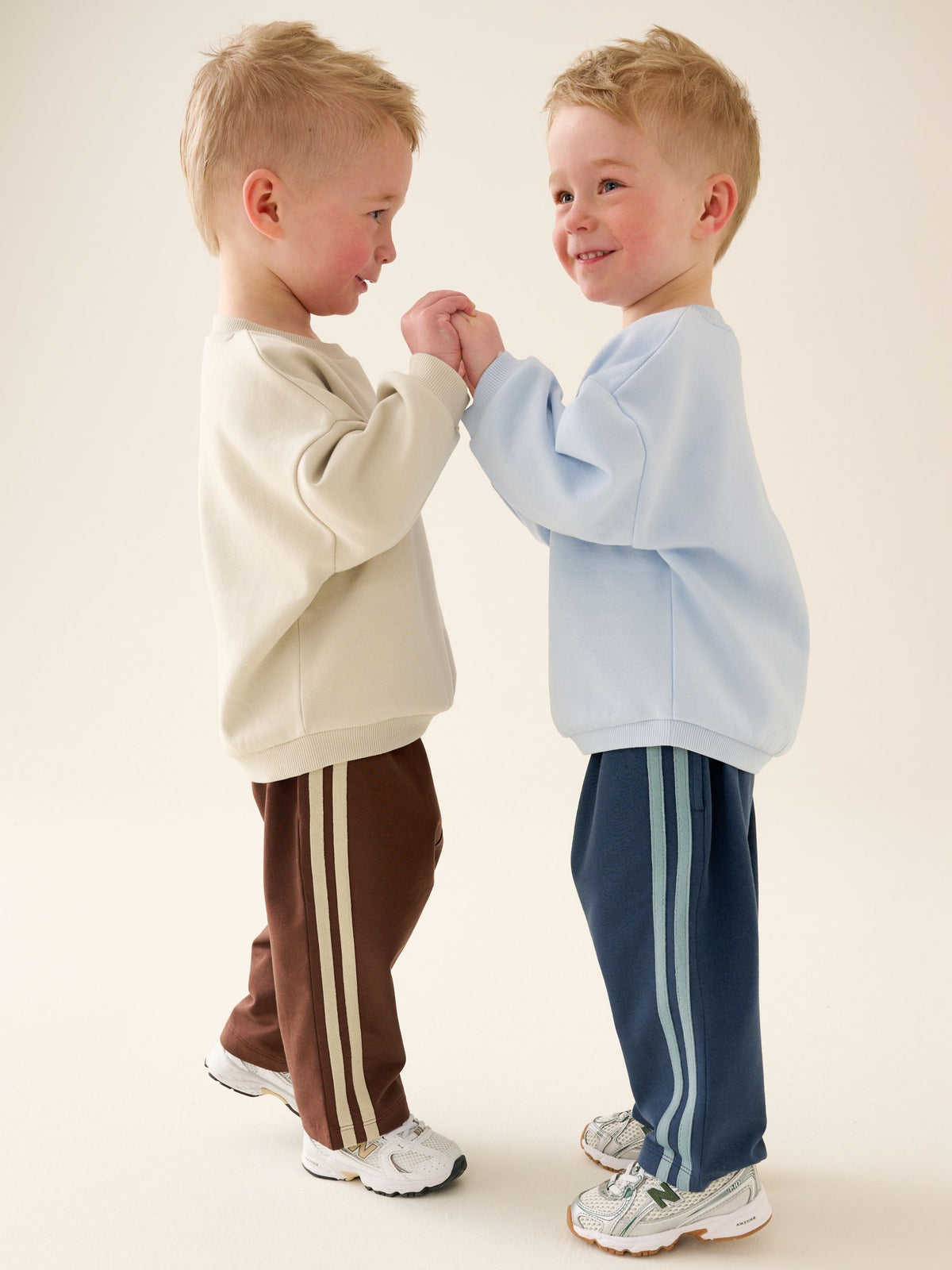 Multi Crew Neck Joggers Set 4 Piece (3mths-7yrs)