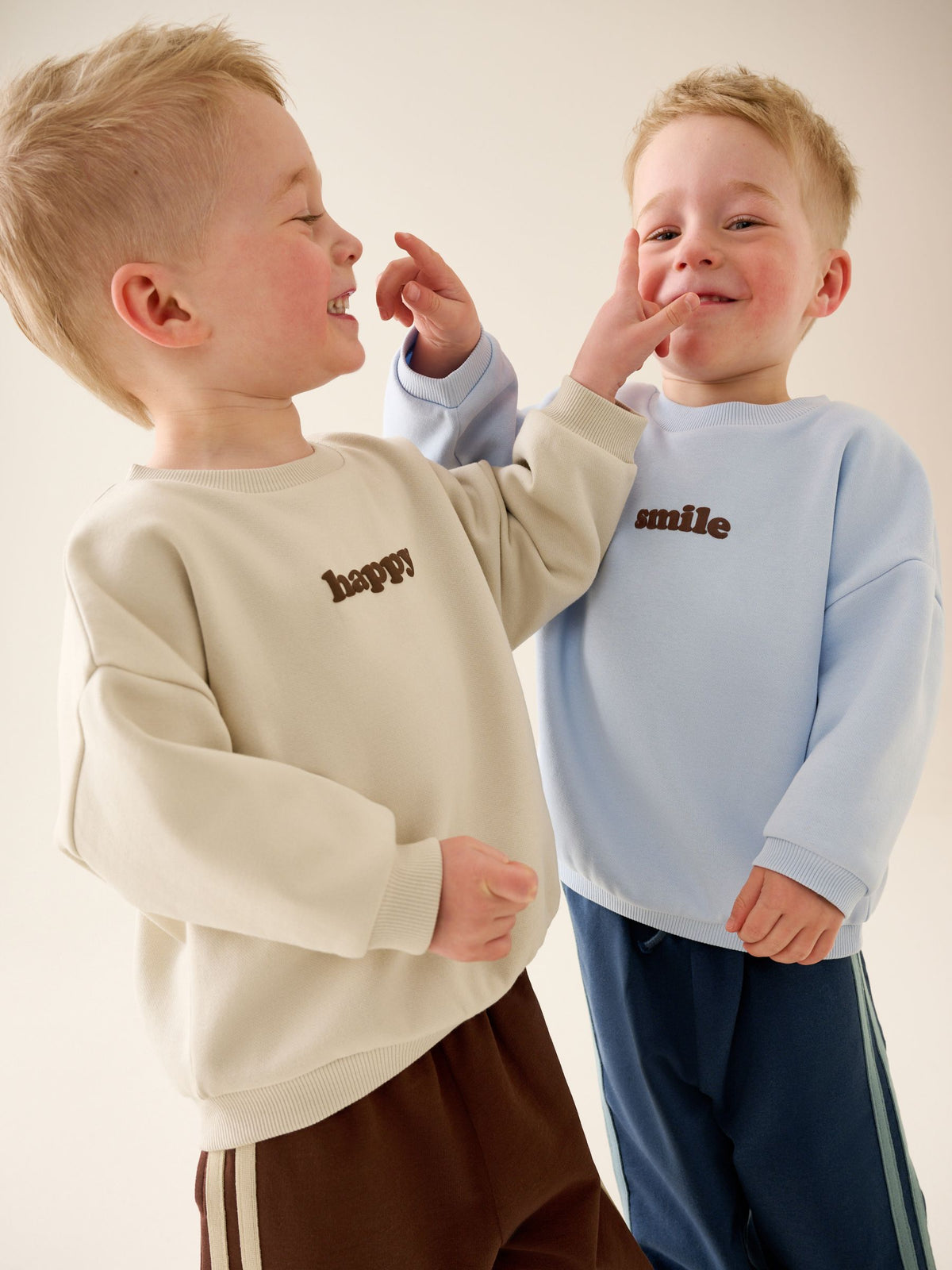 Multi Crew Neck Joggers Set 4 Piece (3mths-7yrs)