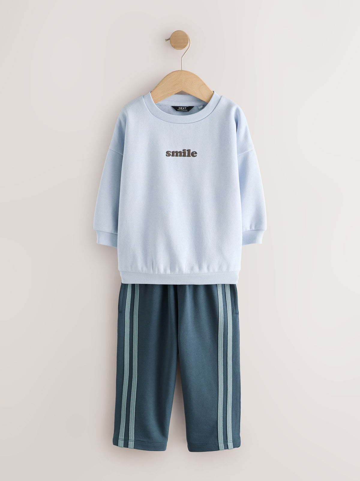 Multi Crew Neck Joggers Set 4 Piece (3mths-7yrs)