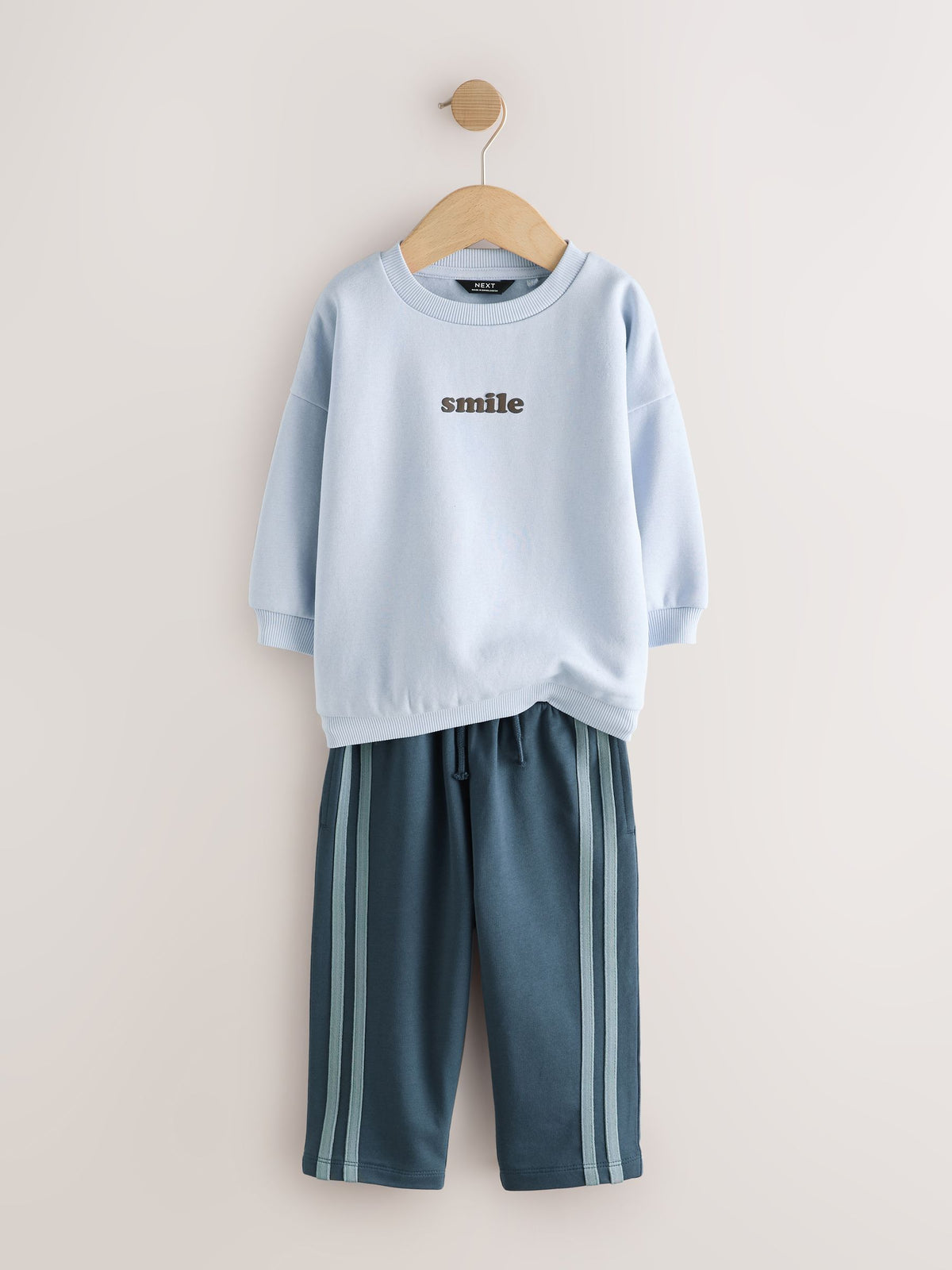 Multi Crew Neck Joggers Set 4 Piece (3mths-7yrs)