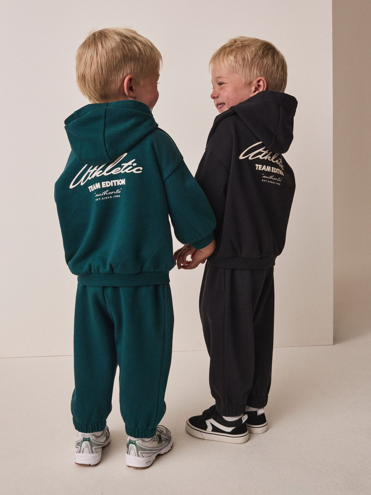 Green/Black Hoody Sweat Top and Jogger Set 4  Peice (3mths-7yrs)