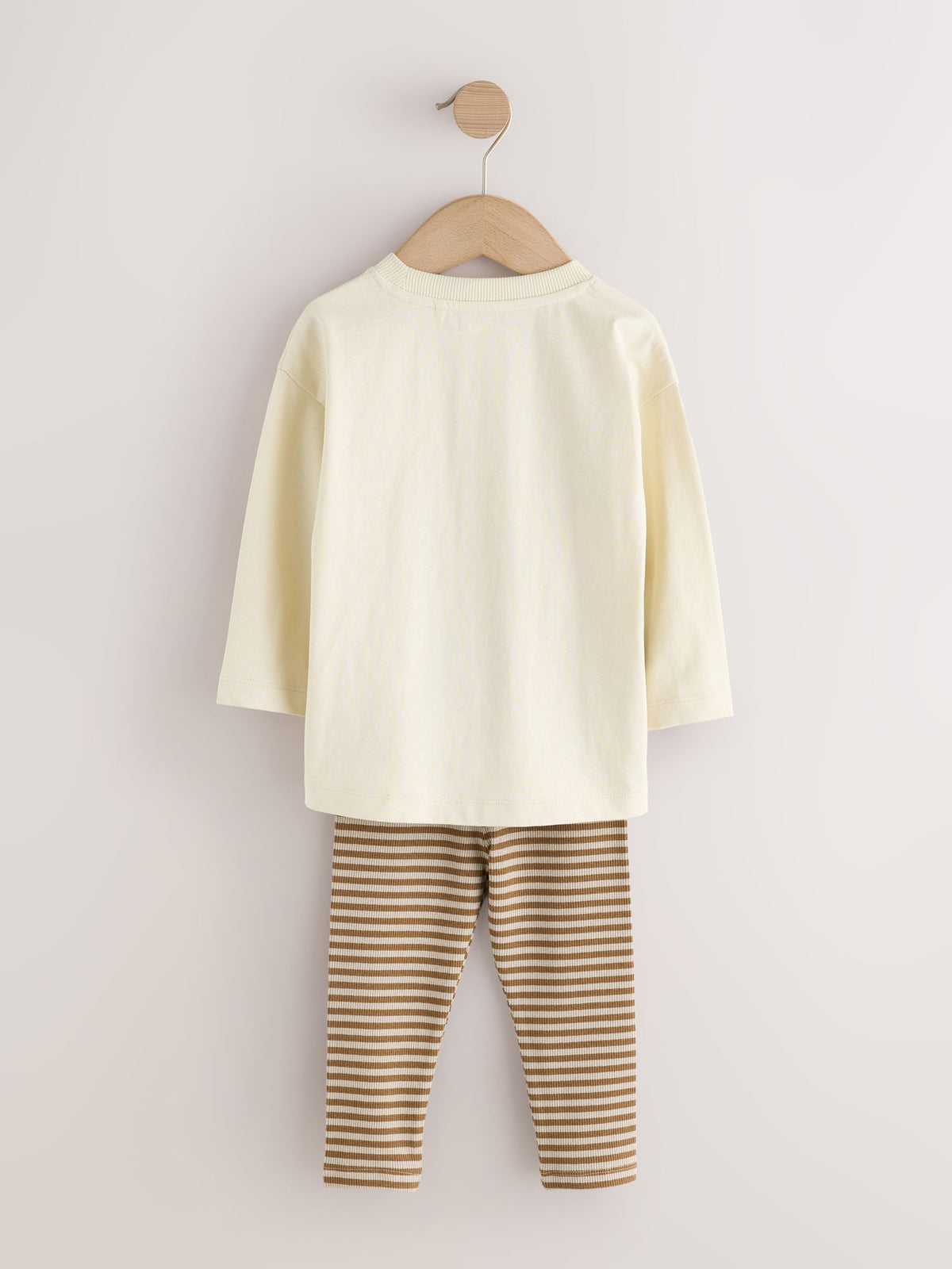 Brown/Cream Woodland Graphic Printed Top and Leggings Set 2 Pack (3mths-7yrs)