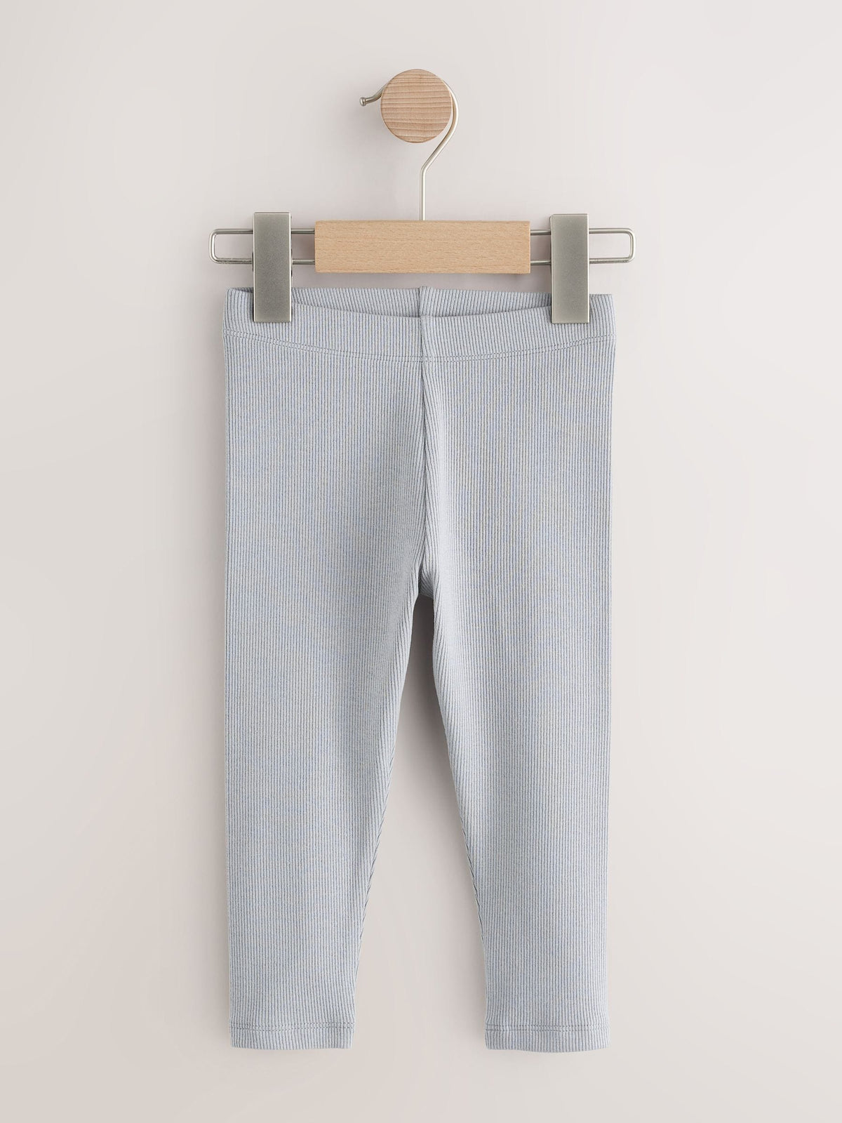 Brown/Grey Ribbed Leggings 5 Pack (3mths-7yrs)