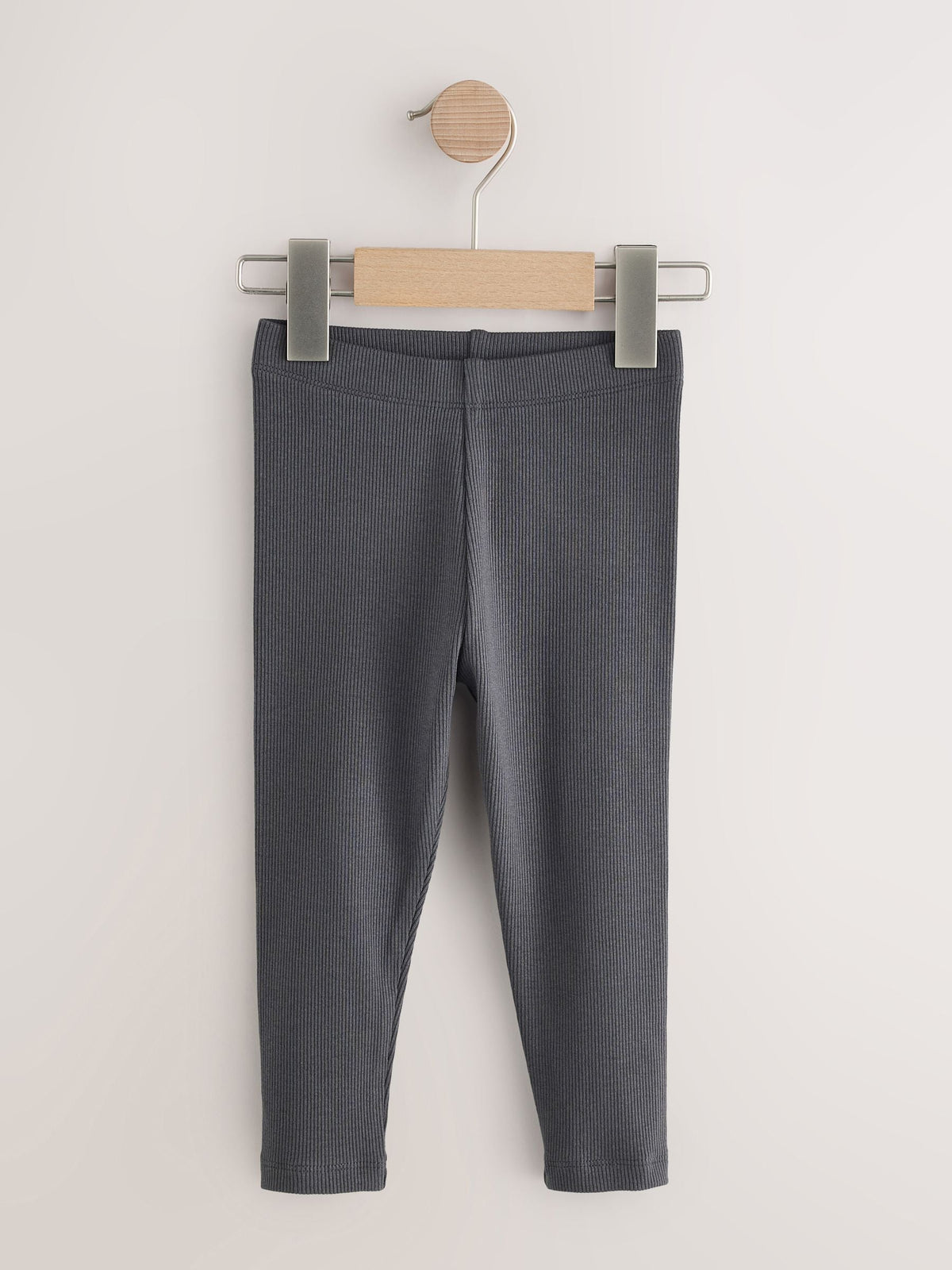 Brown/Grey Ribbed Leggings 5 Pack (3mths-7yrs)