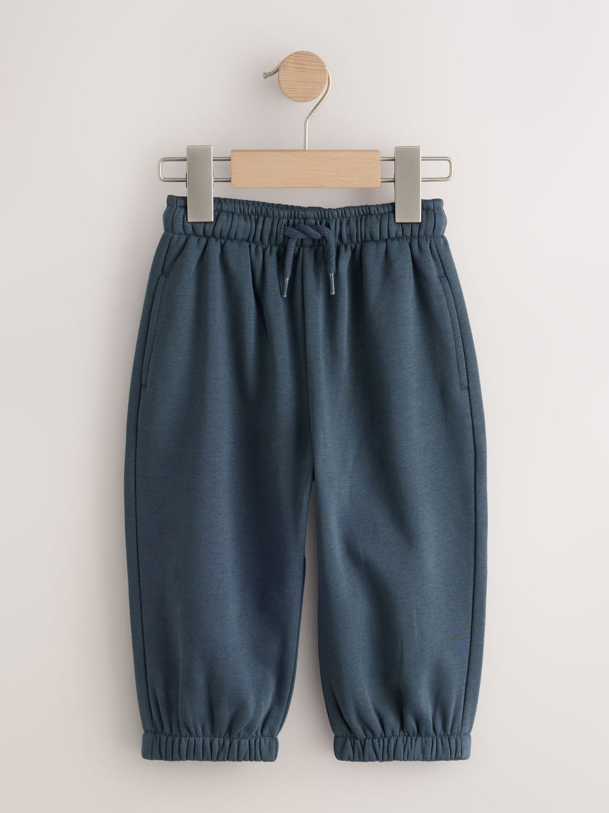 Blue/Navy Wide Cuffed Joggers 3 Pack (3mths-7yrs)