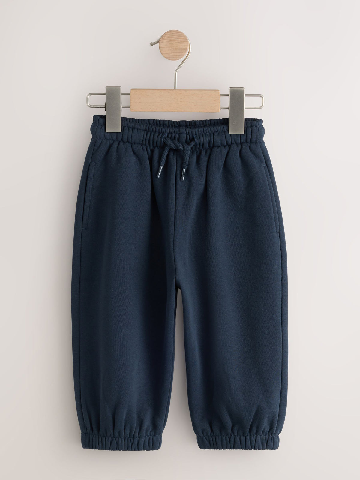 Blue/Navy Wide Cuffed Joggers 3 Pack (3mths-7yrs)