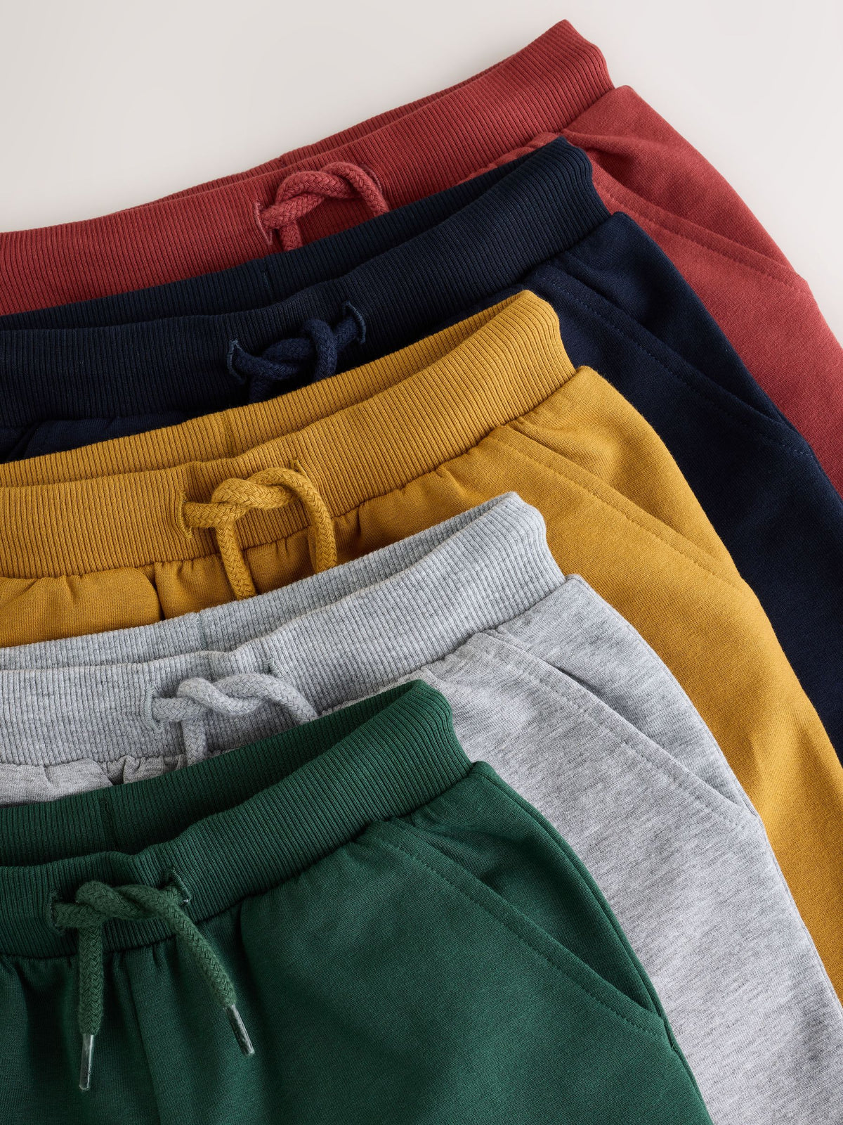 Multi Bright Regular Fit Joggers 5 Pack (3mths-7yrs)