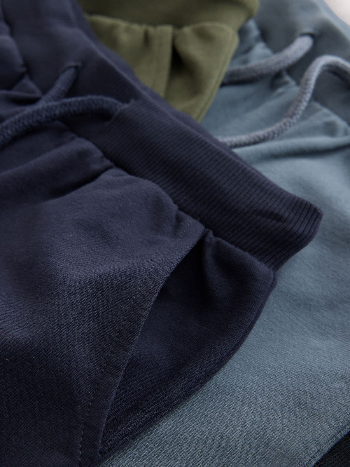 Grey/Black/Green Regular Fit Joggers 5 Pack (3mths-7yrs)