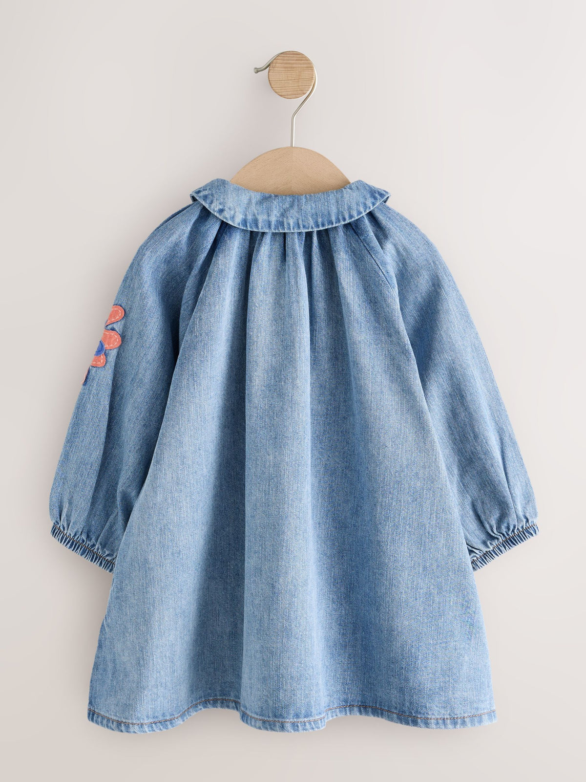 Blue Denim Long Sleeve Dress (3mths-8yrs)