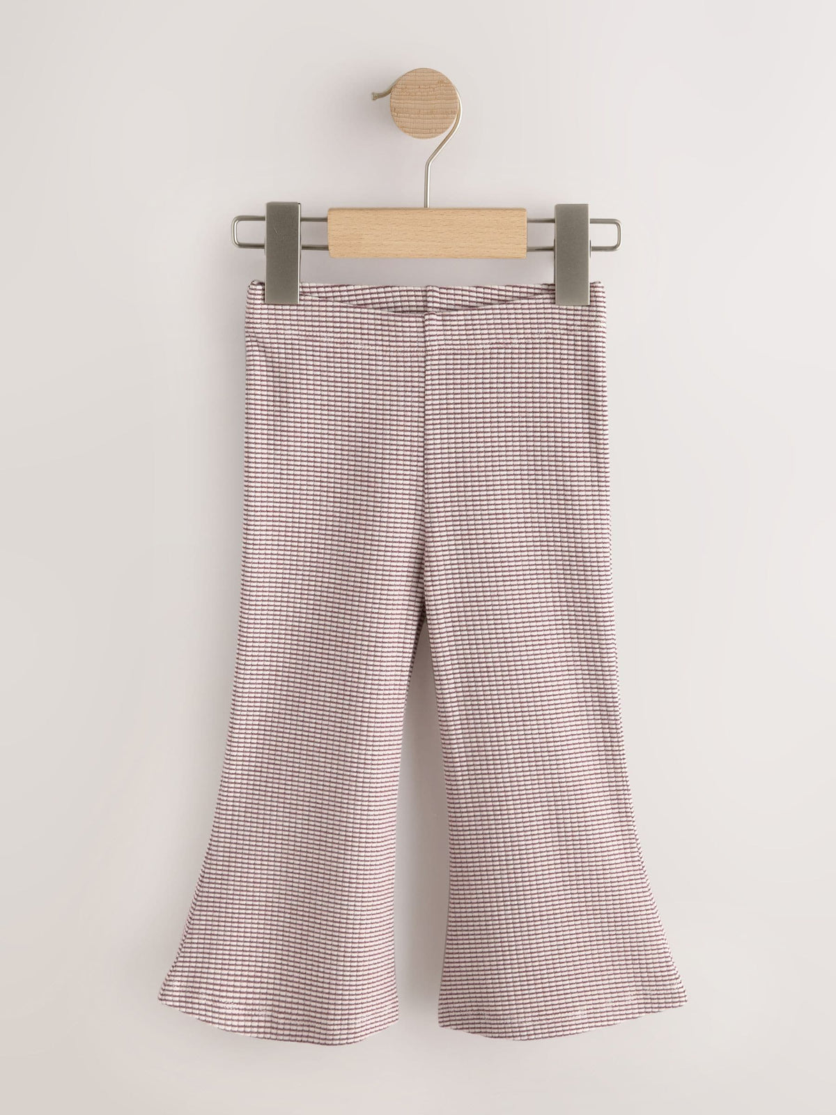 Neutral Ribbed Flare Leggings 5 Pack (3mths-7yrs)