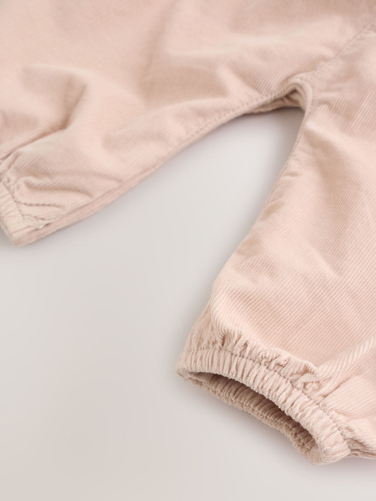 Ecru Bunny Baby Cord Dungarees And Long Sleeve Bodysuits 2 Piece Set (0mths-2yrs)