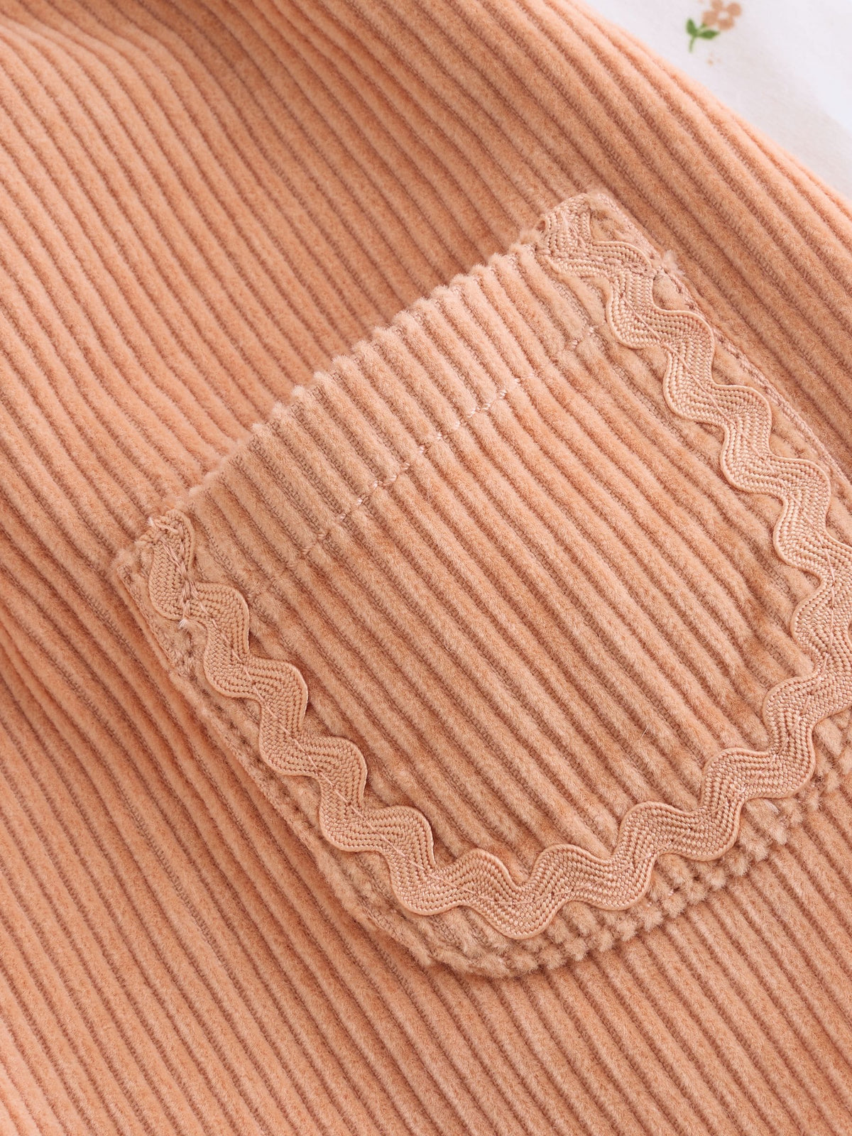 Rust Brown Cord Baby Bodysuit And Pinafore Set 2 Piece (0mths-2yrs)