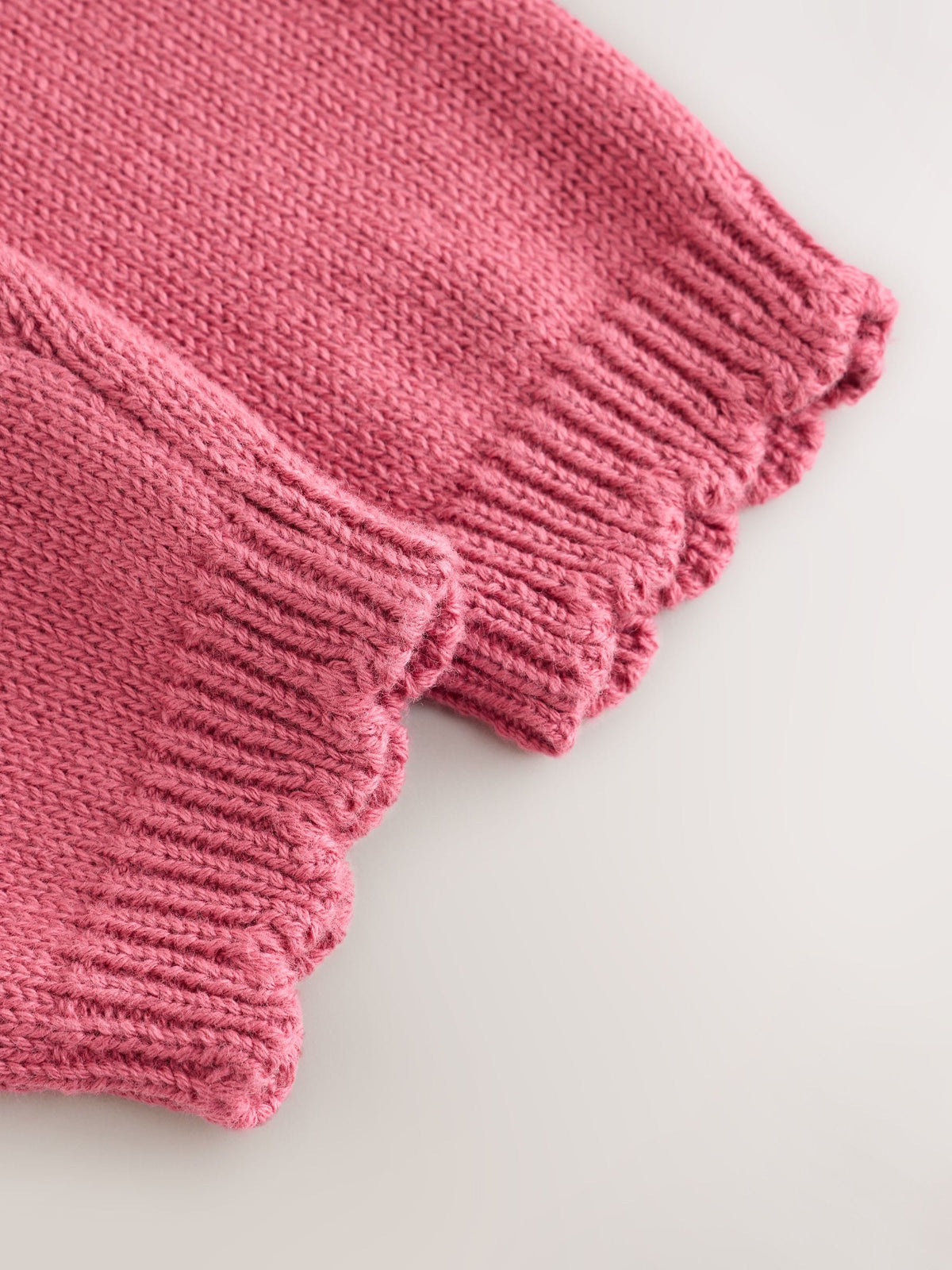 Pink Frill Knitted Bow Baby Cardigan & Leggings Set 2 Piece (0mths-2yrs)