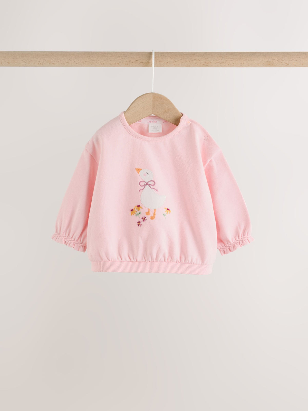 Pink Duck Sweat Top and Leggings Set (0mths-2yrs)