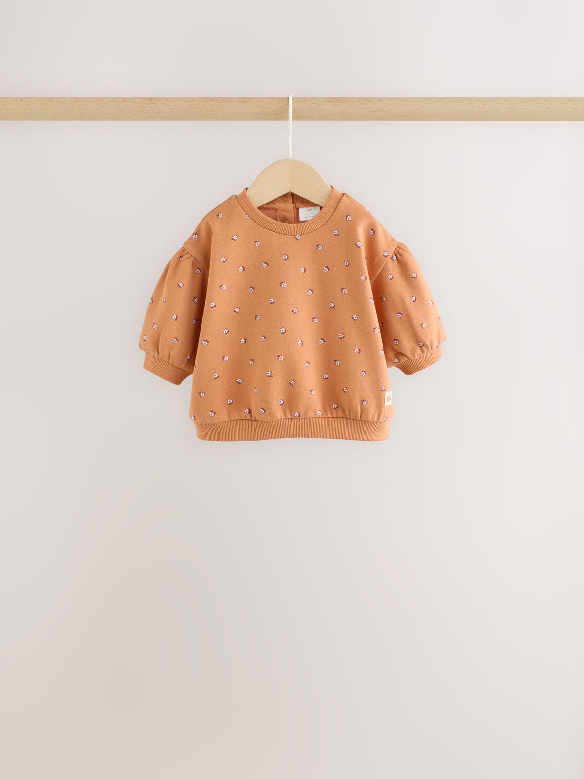 Green Floral Baby Sweat Top And Joggers 6 Pack (0mths-2yrs)