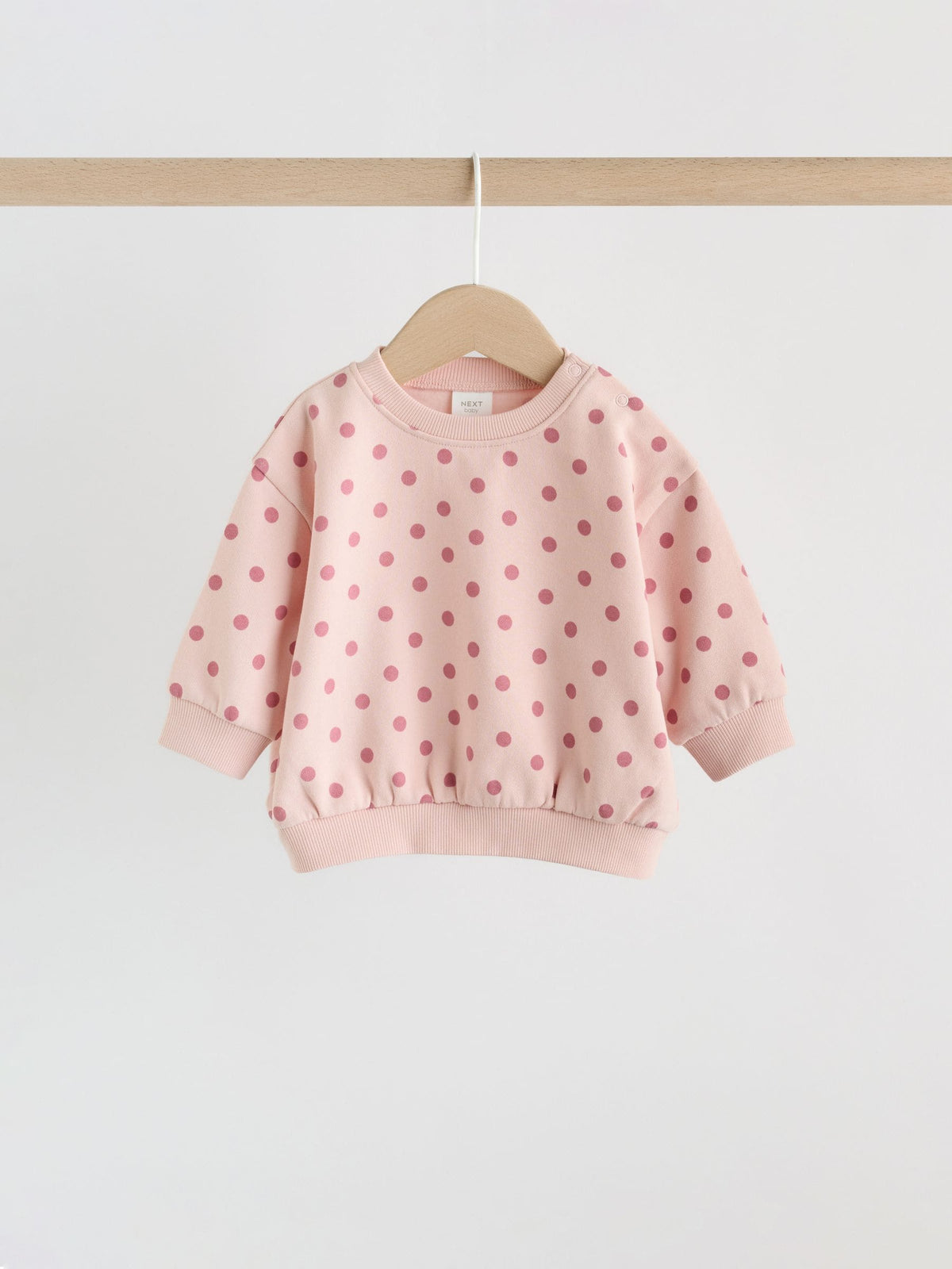 Chocolate Brown and Pink Spot Baby Sweater and Leggings Set 6 Piece (0mths-2yrs)