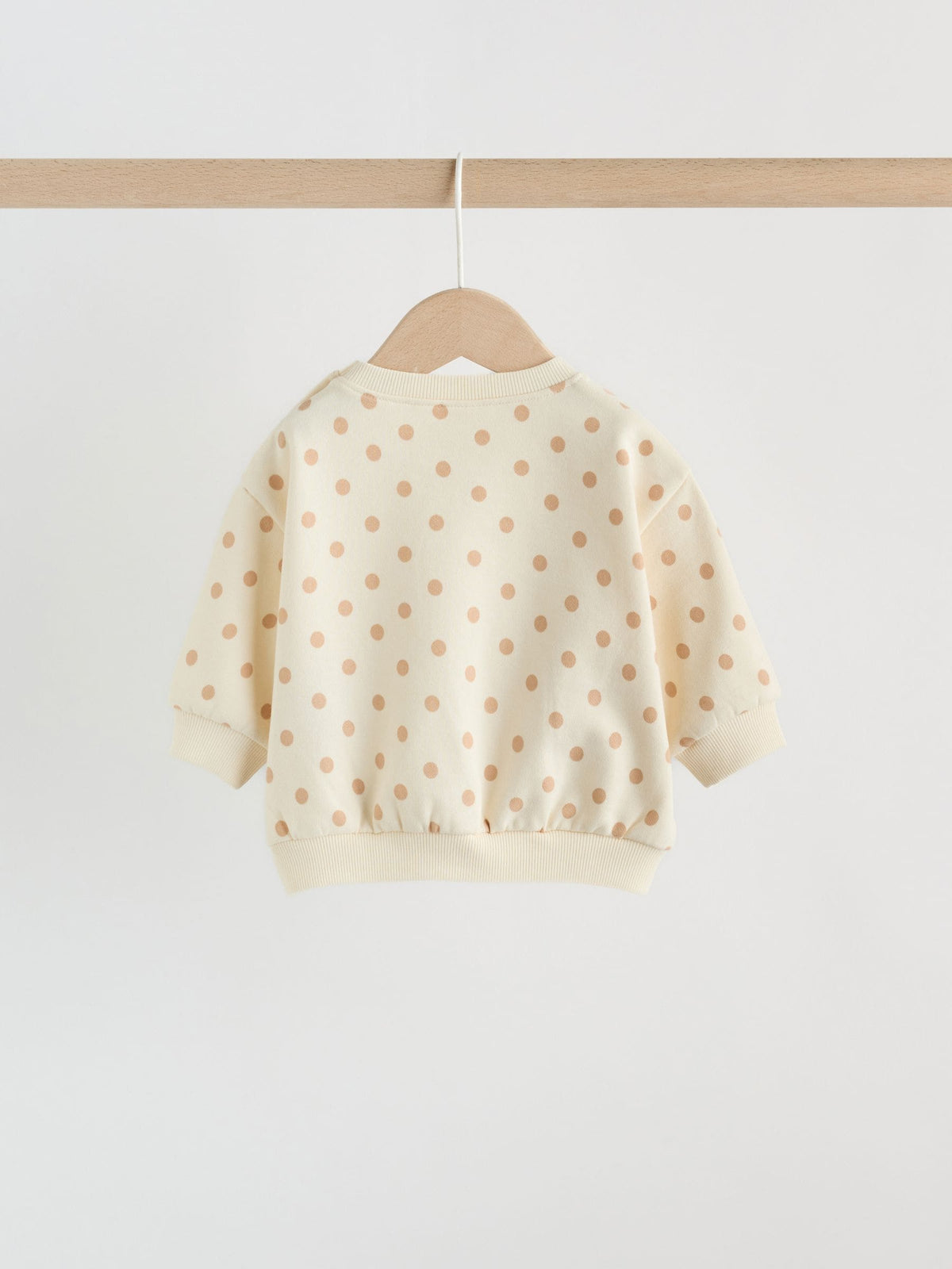Chocolate Brown and Pink Spot Baby Sweater and Leggings Set 6 Piece (0mths-2yrs)