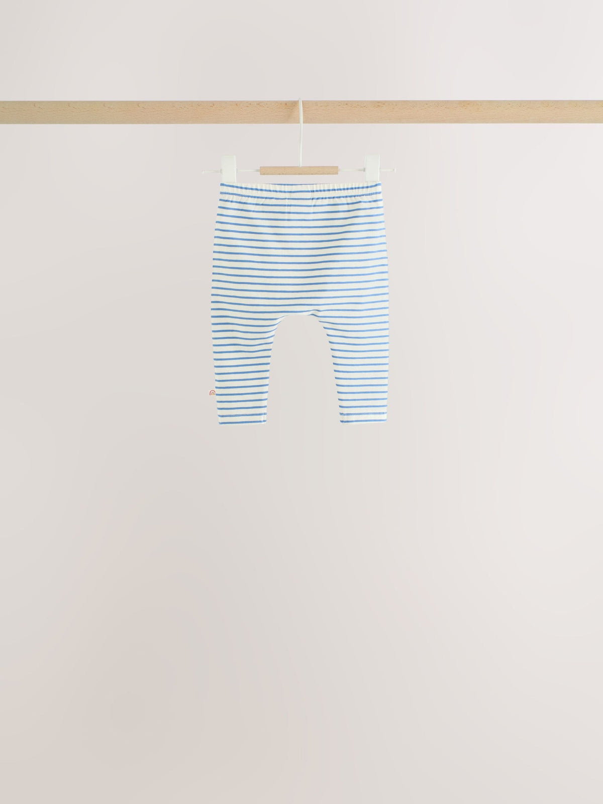 Navy Stripe Long Sleeve T-Shirt And Leggings Baby 6 Piece Set (0mths-2yrs)