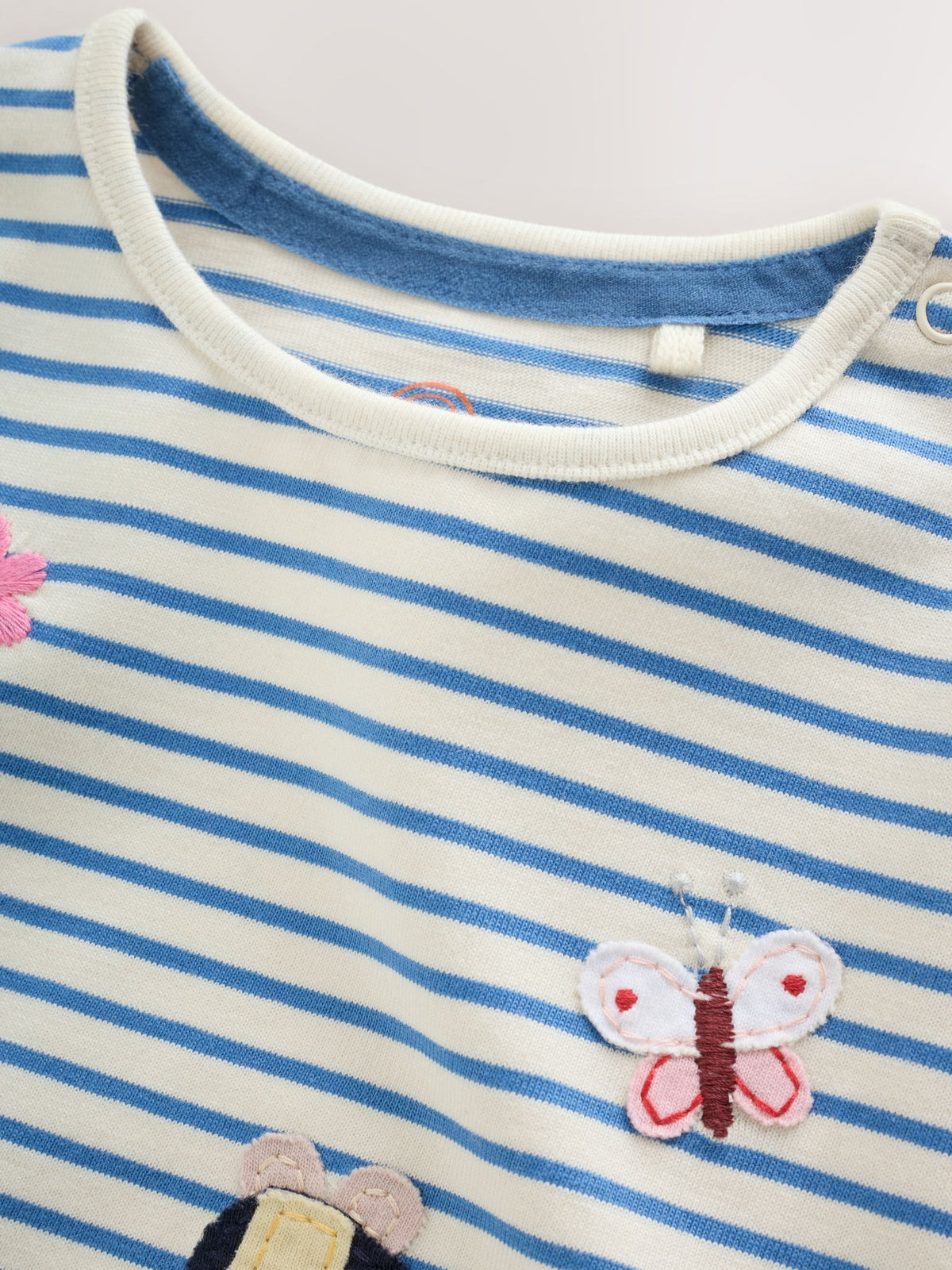 Navy Stripe Long Sleeve T-Shirt And Leggings Baby 6 Piece Set (0mths-2yrs)