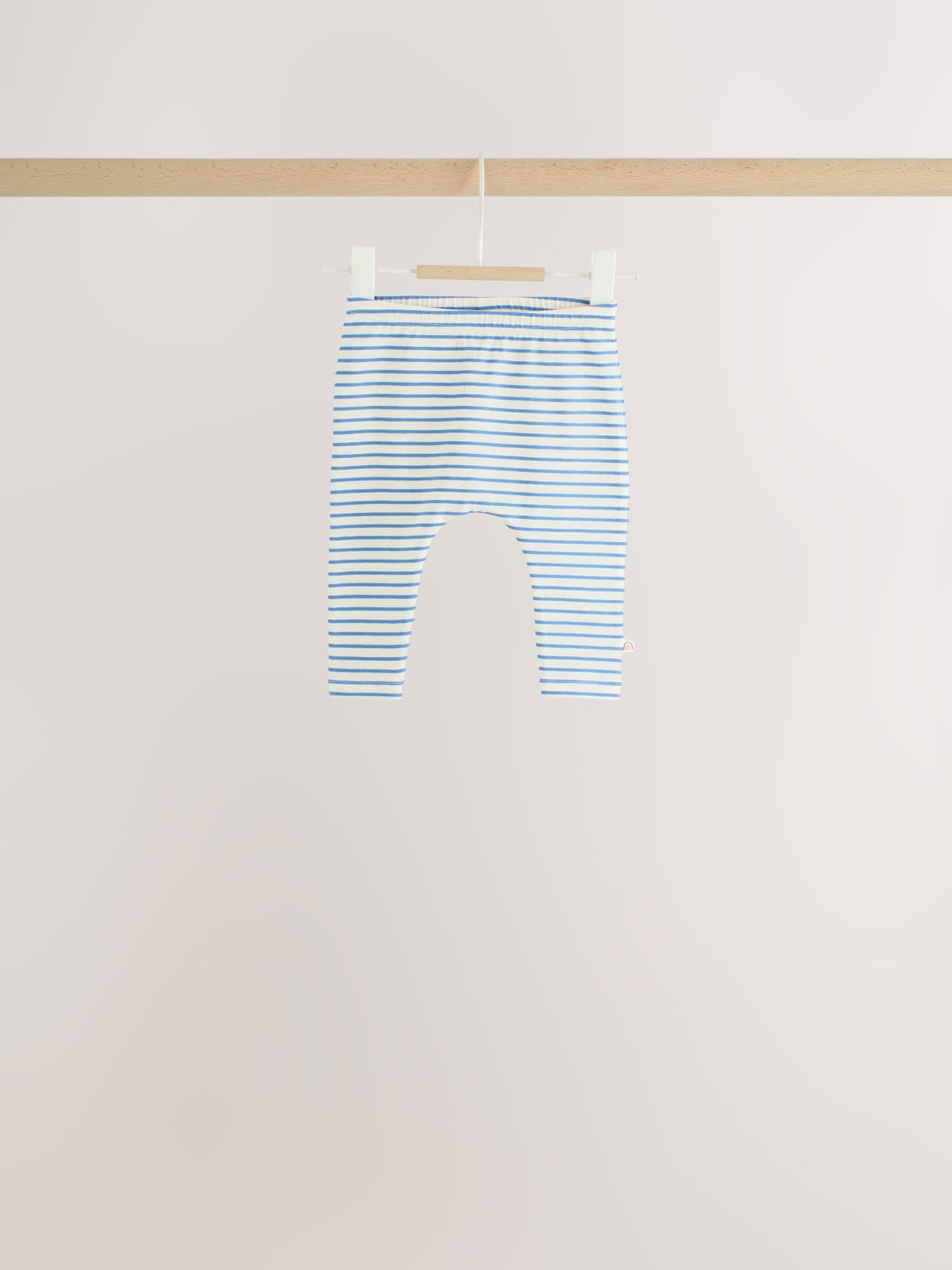 Navy Stripe Long Sleeve T-Shirt And Leggings Baby 6 Piece Set (0mths-2yrs)