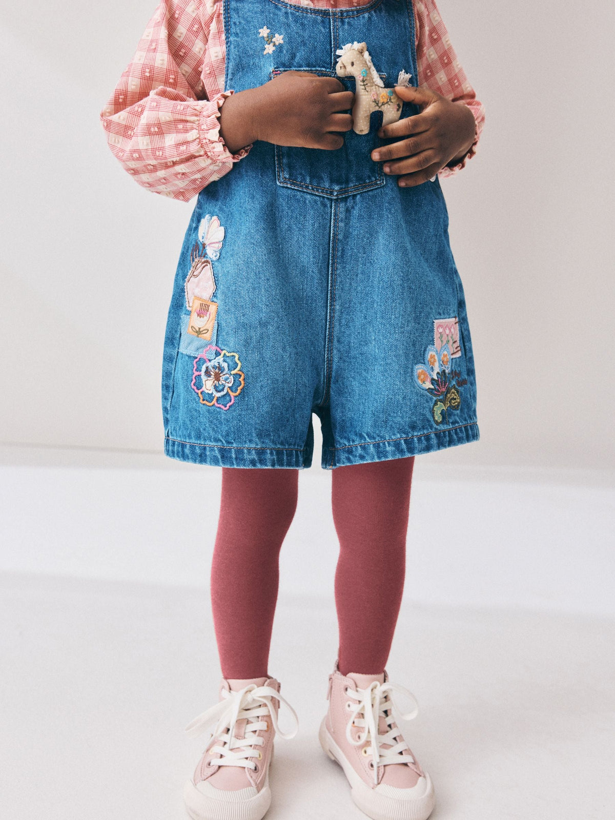 Denim Horse Dungarees Set (3mths-7yrs)