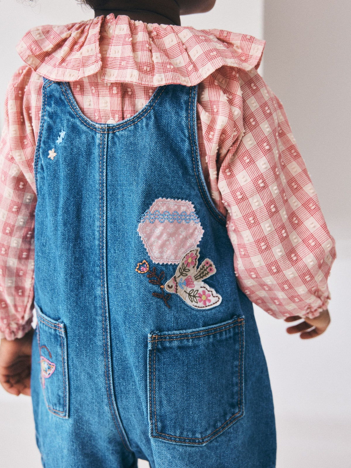 Denim Horse Dungarees Set (3mths-7yrs)