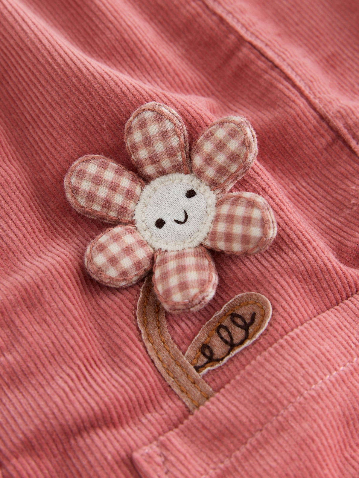 Pink Corduroy Dungaree & Tights Set (3mths-7yrs)