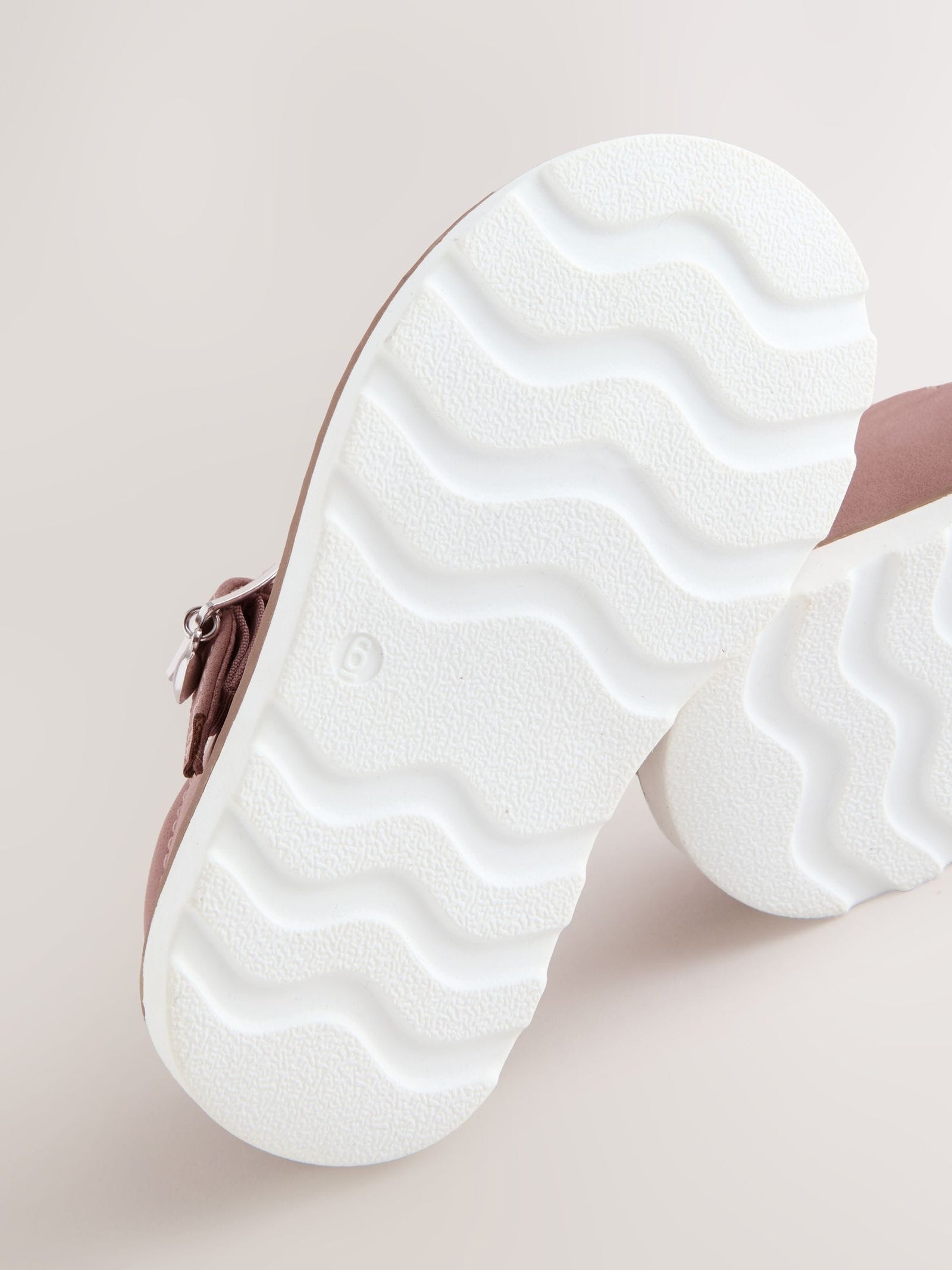 Pink Standard Fit (F) T-Bar Shoes