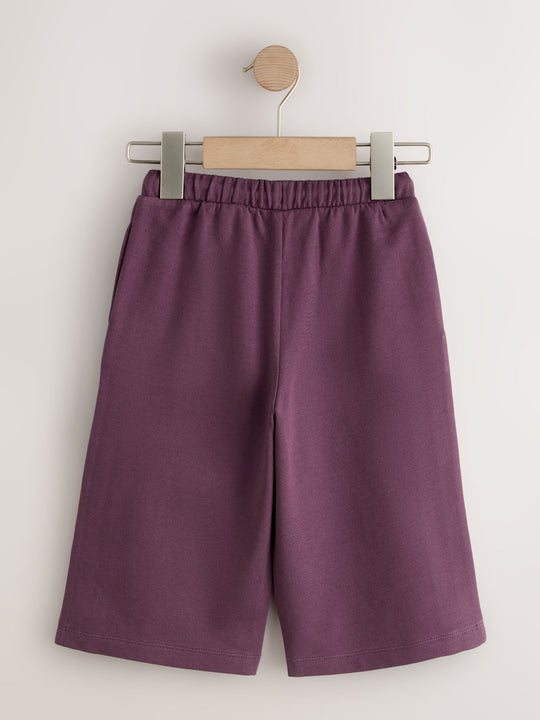 Burgundy Red Wide Leg Side Stripe Joggers (3mths-7yrs)