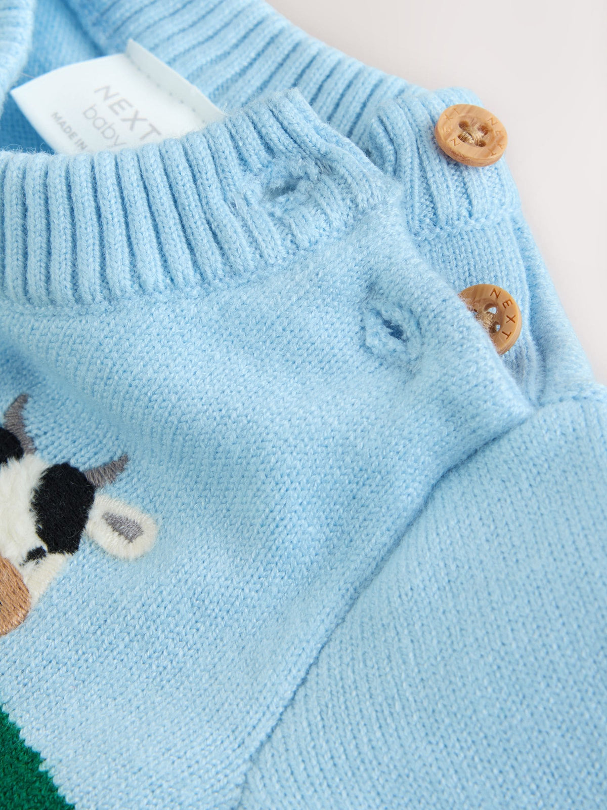 Green/Blue Hamish Farm Baby Knitted Jumper and Leggings Set (0mths-2yrs)