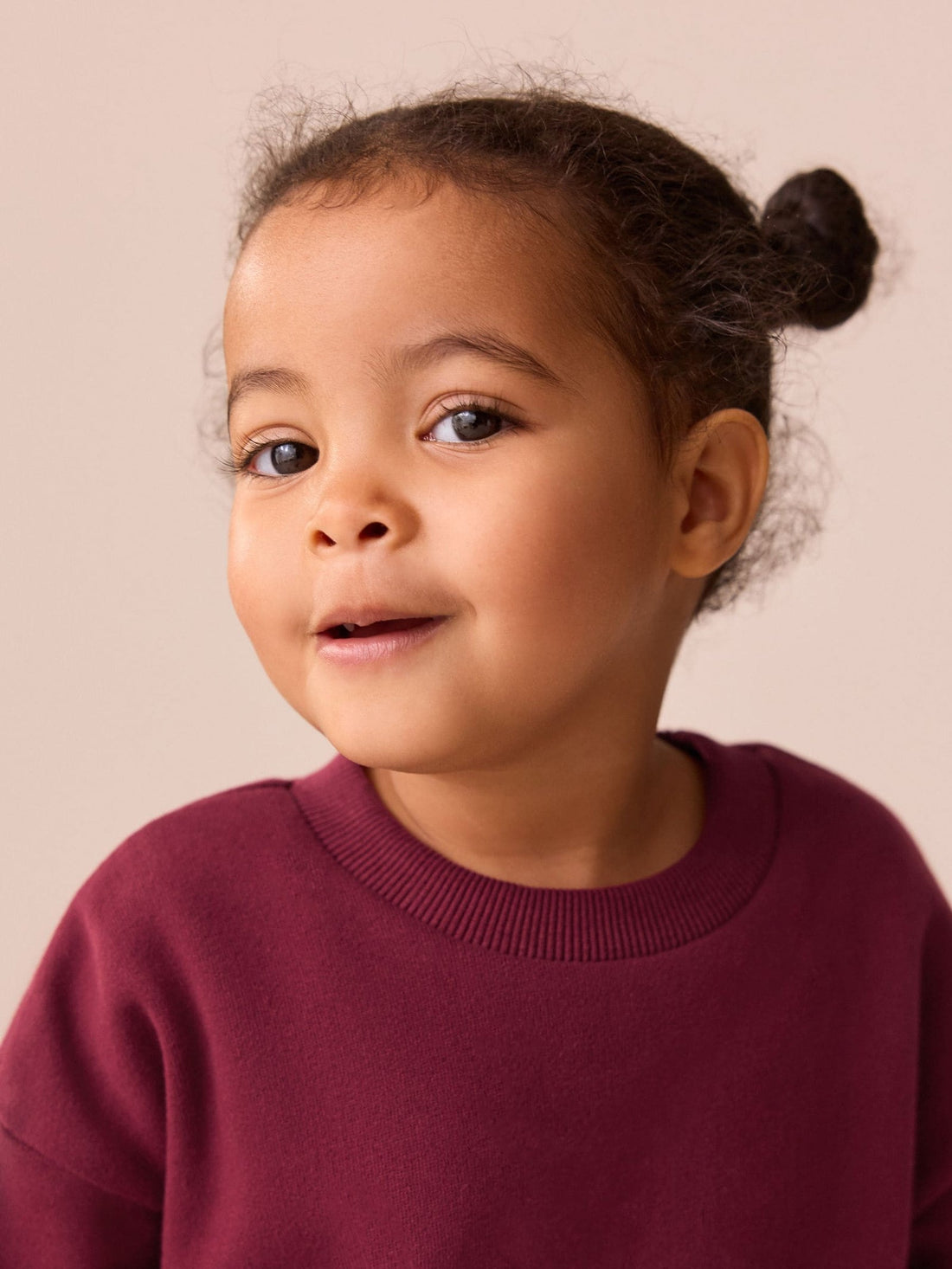Burgundy Relaxed Sweat Dress (3mths-7yrs)